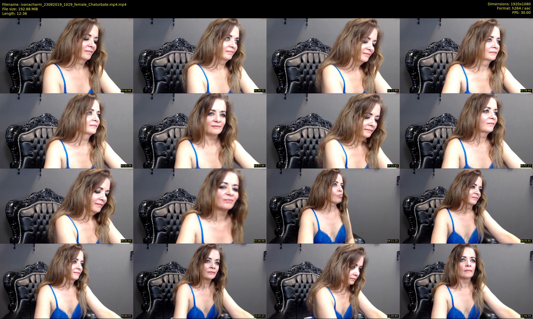 ivanacharm — 13 minute Chaturbate female cam show recording, 1080p, Aug 23, 2019
