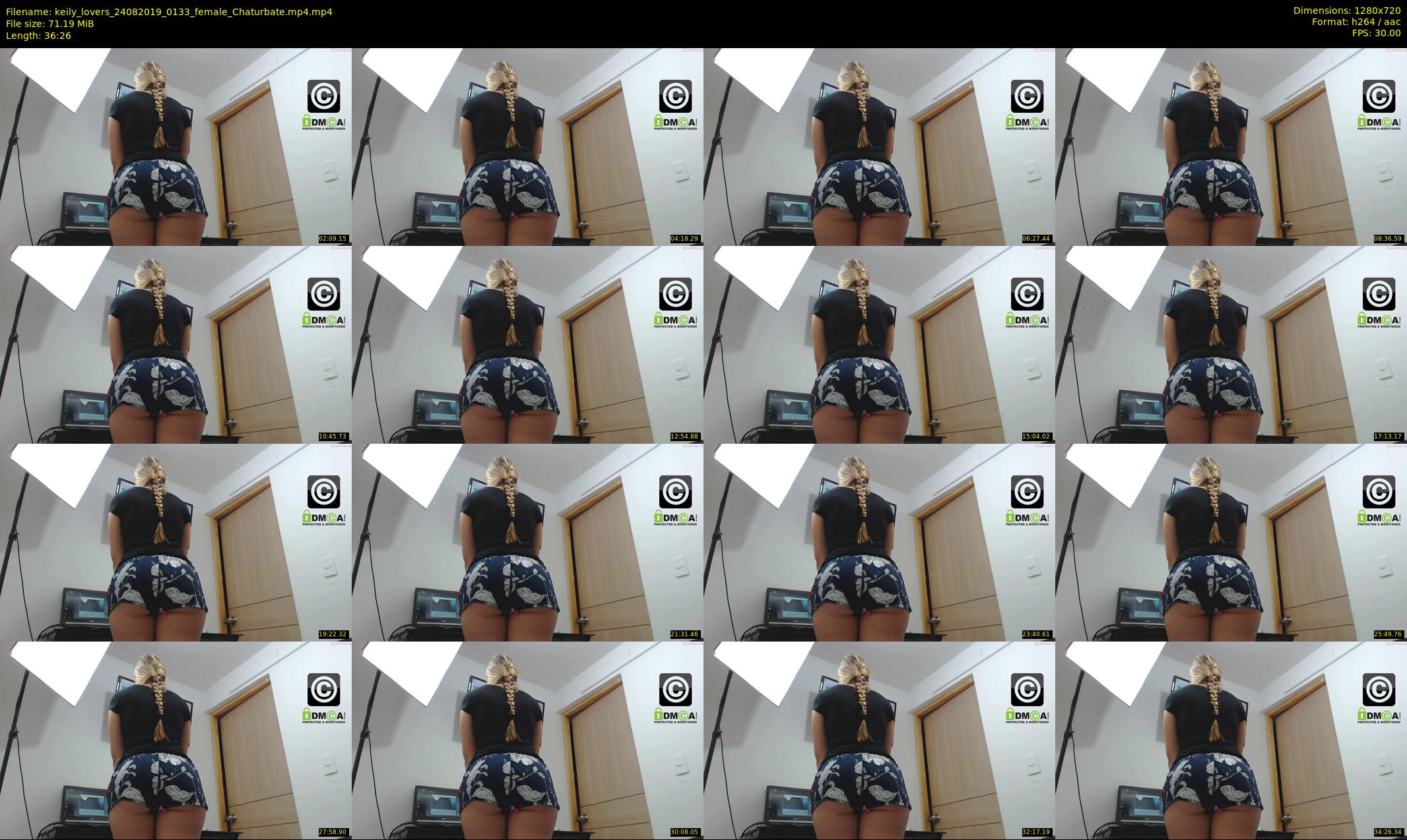 keily_lovers — 37 minute Chaturbate female cam show recording, 720p, Aug 24, 2019