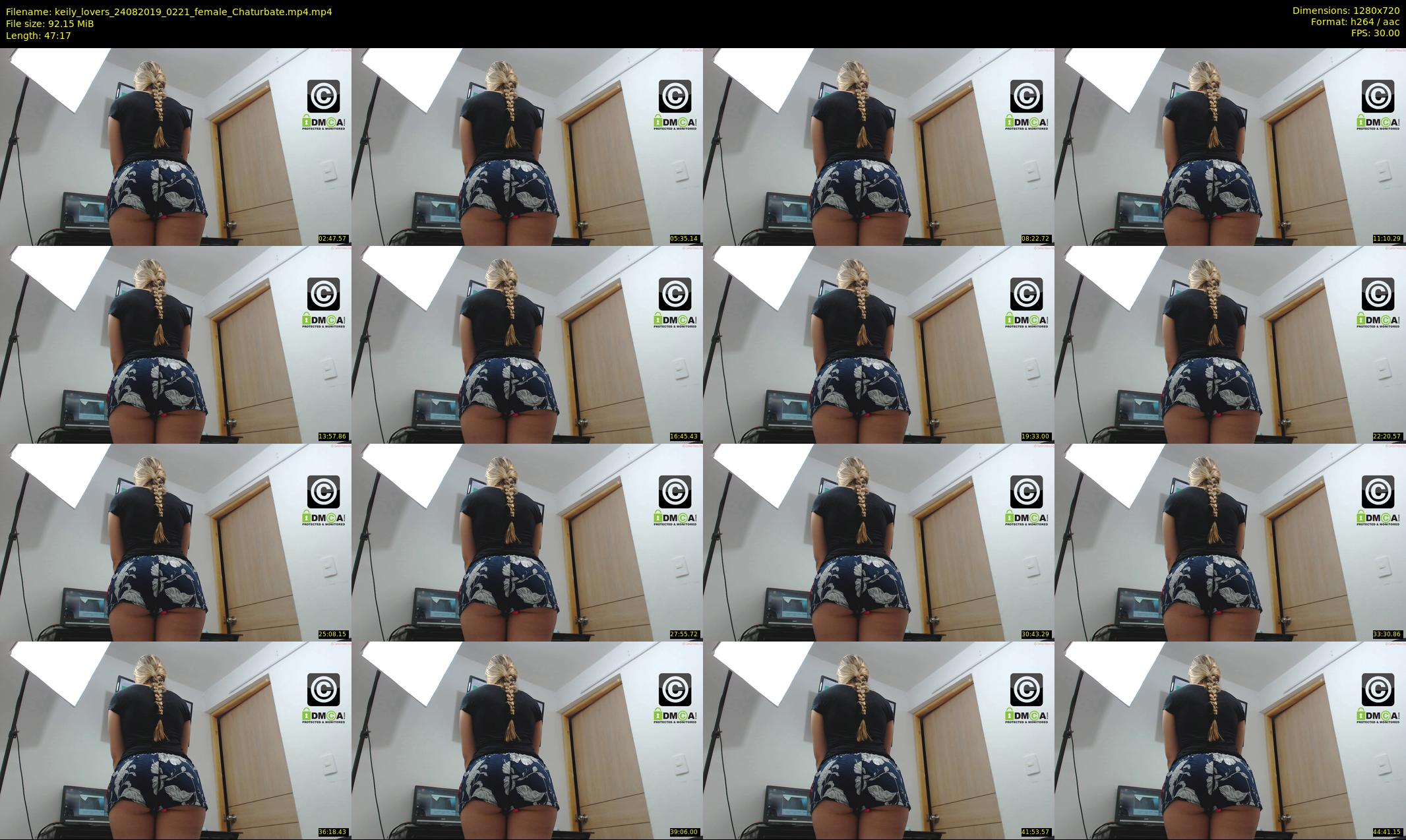 keily_lovers — 48 minute Chaturbate female cam show recording, 720p, Aug 24, 2019