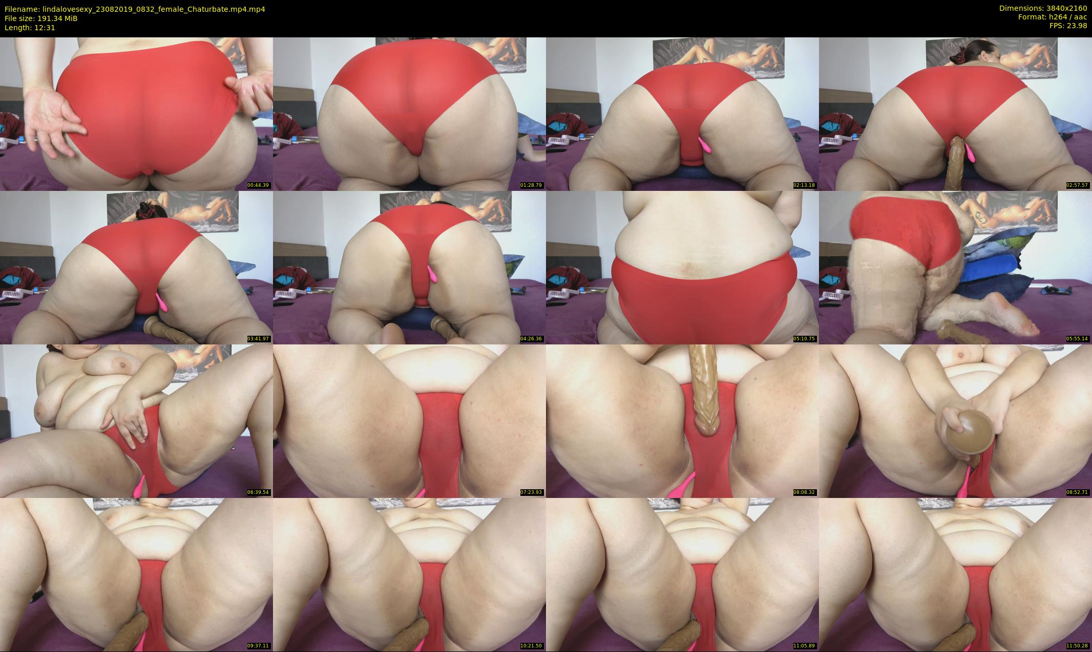 lindalovesexy — 13 minute Chaturbate female cam show recording, 4K, Aug 23, 2019