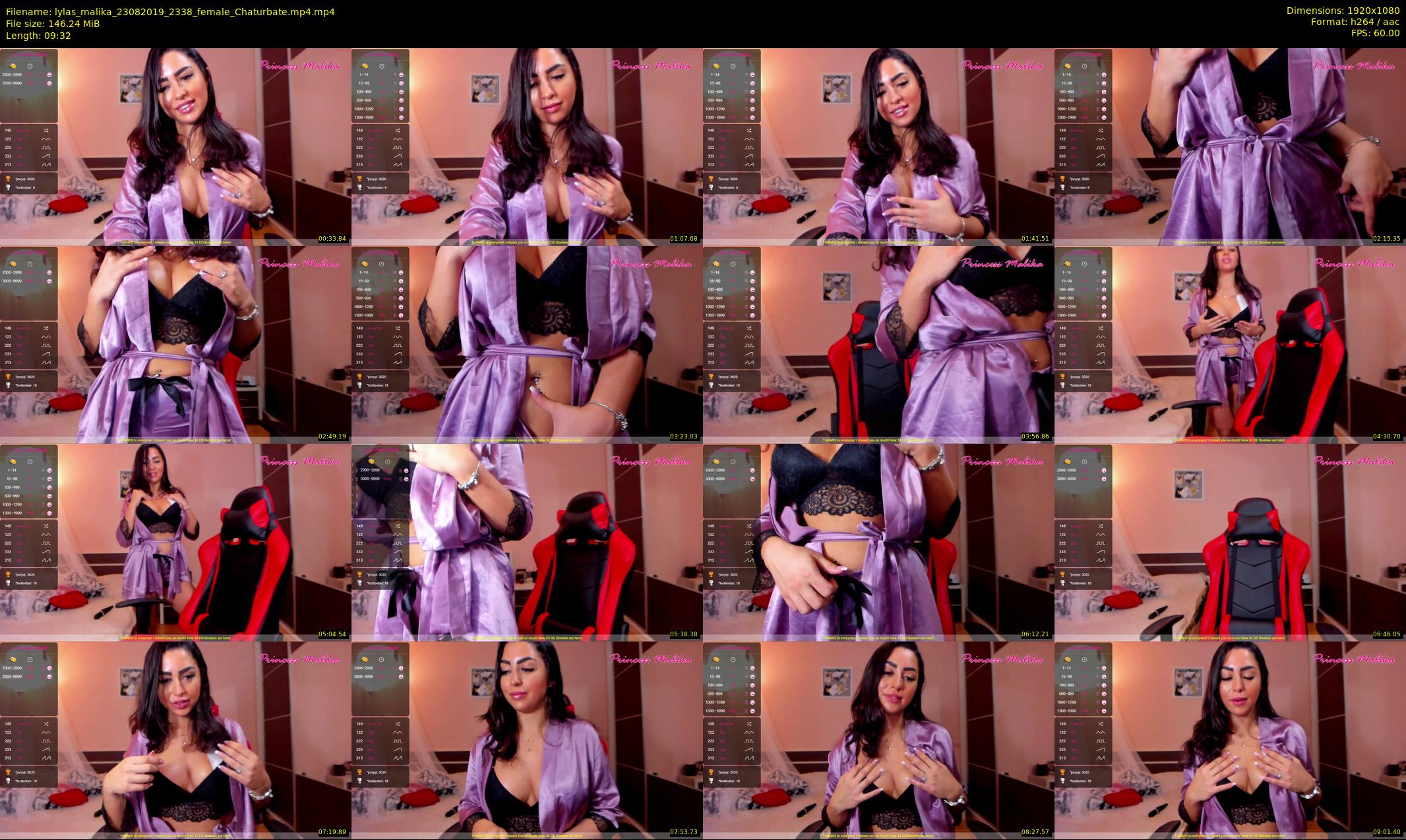 lylas_malika — 10 minute Chaturbate female cam show recording, 1080p, Aug 23, 2019