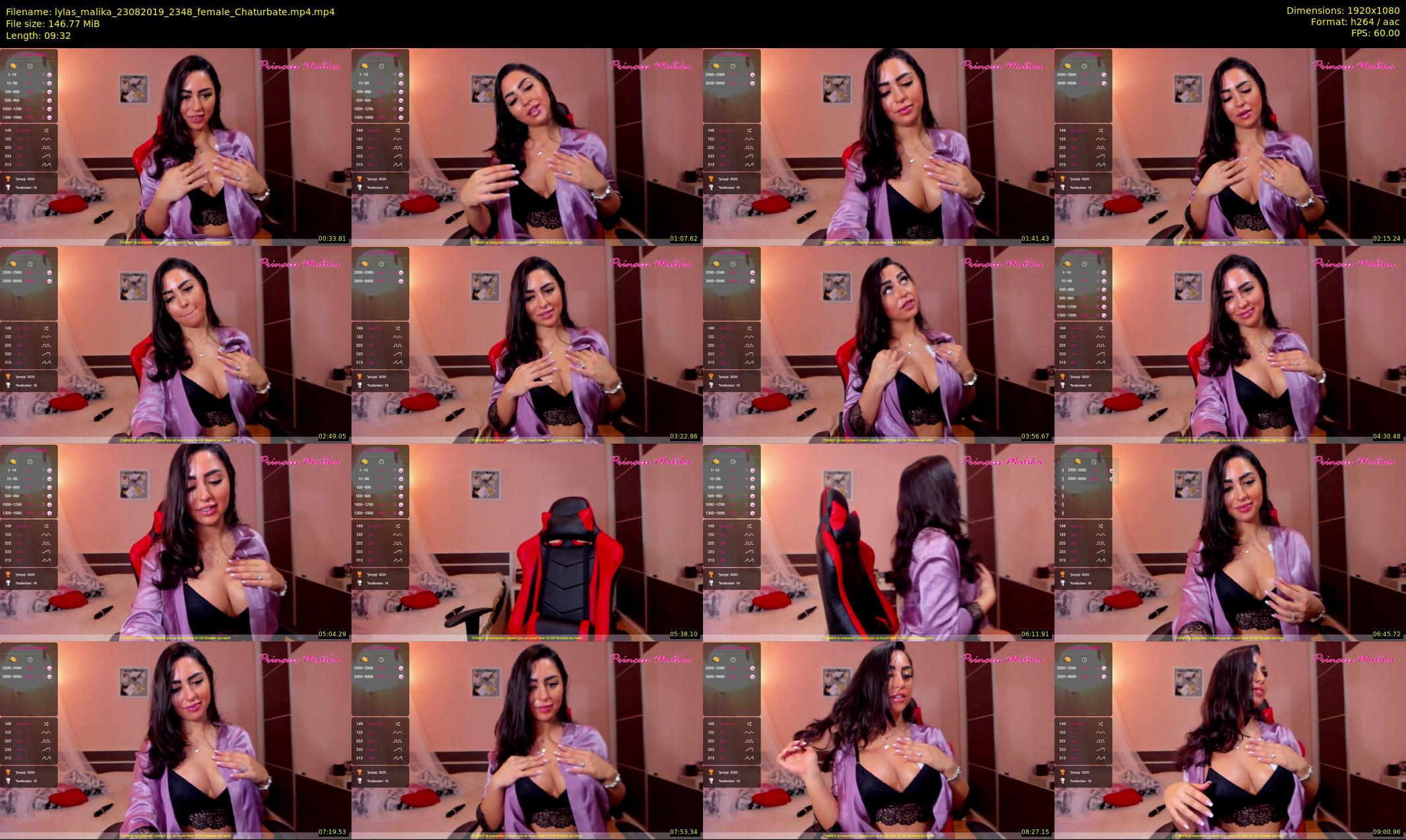 lylas_malika — 10 minute Chaturbate female cam show recording, 1080p, Aug 23, 2019