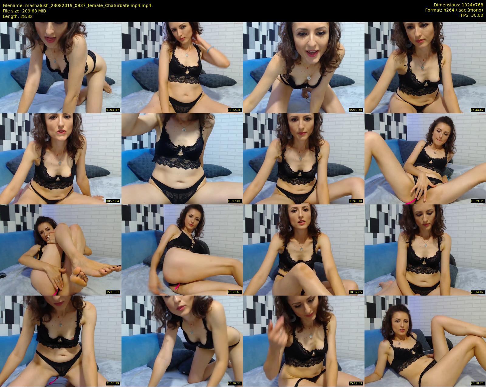 mashalush — 29 minute Chaturbate female cam show recording, 720p, Aug 23, 2019