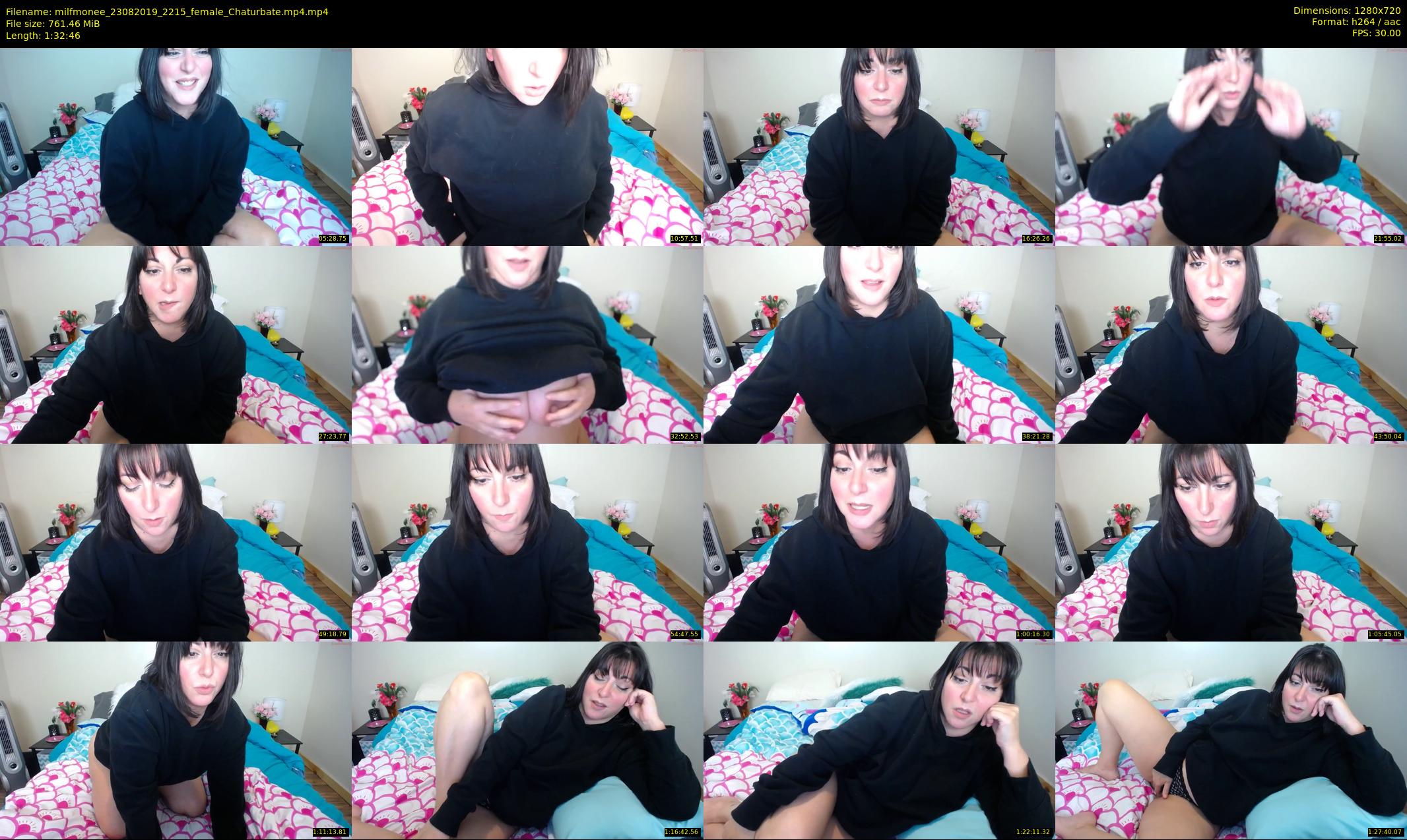 milfmonee — 93 minute Chaturbate female cam show recording, 720p, Aug 23, 2019
