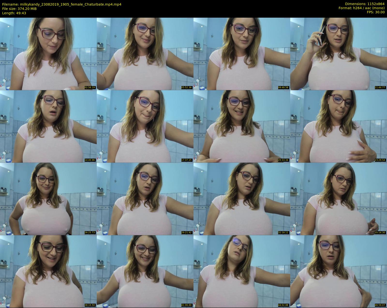 milkykandy — 50 minute Chaturbate female cam show recording, 720p, Aug 23, 2019