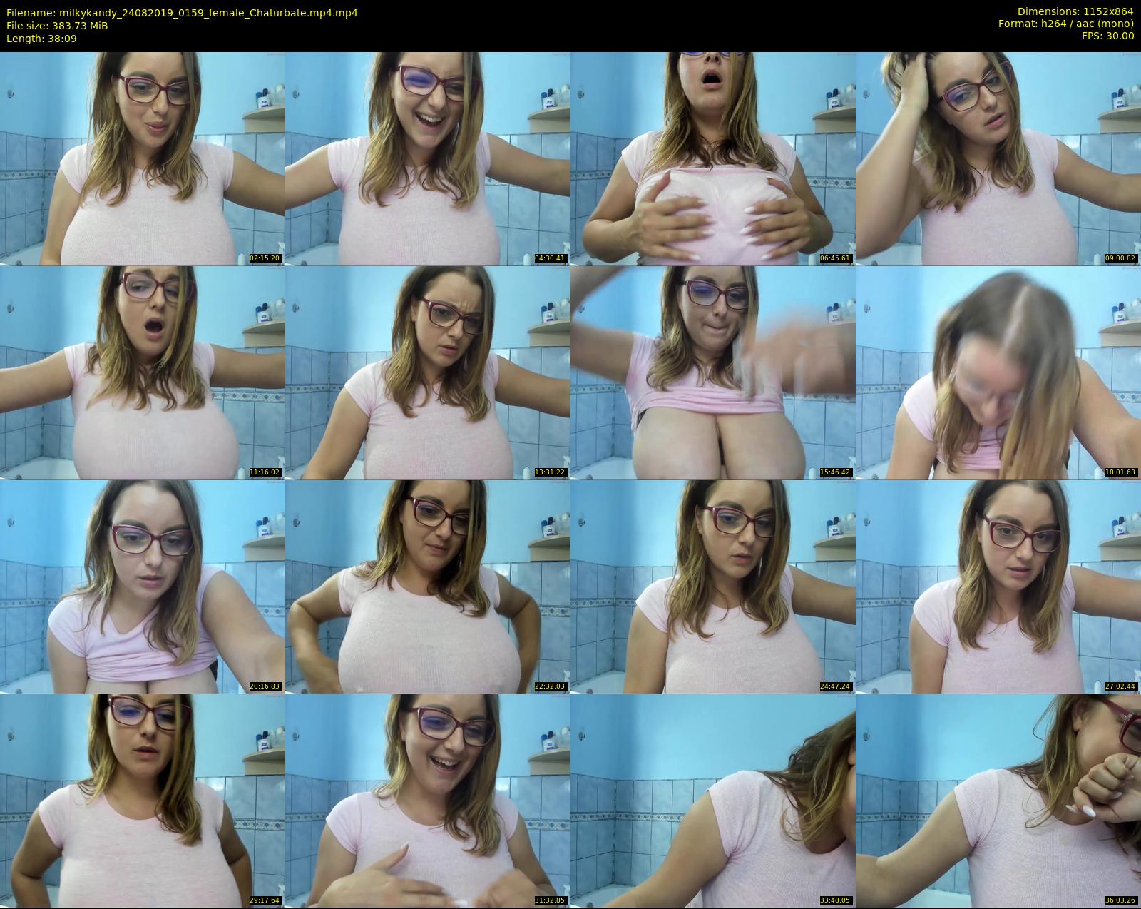 milkykandy — 39 minute Chaturbate female cam show recording, 720p, Aug 24, 2019