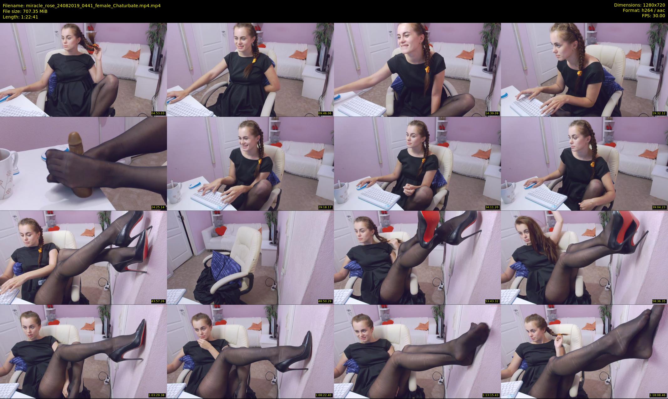 miracle_rose — 83 minute Chaturbate female cam show recording, 720p, Aug 24, 2019
