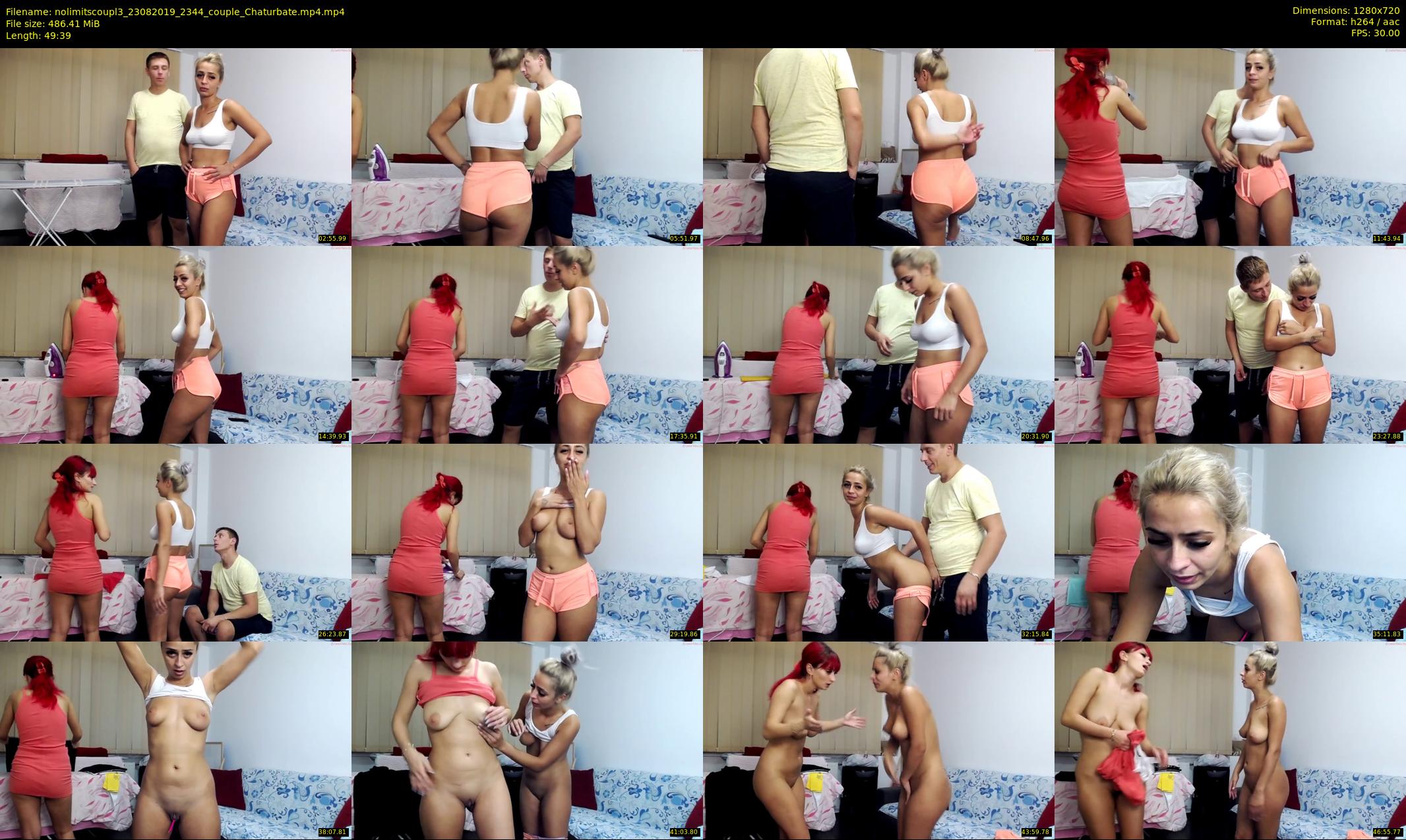 nolimitscoupl3 — 50 minute Chaturbate couple cam show recording, 720p, Aug 23, 2019