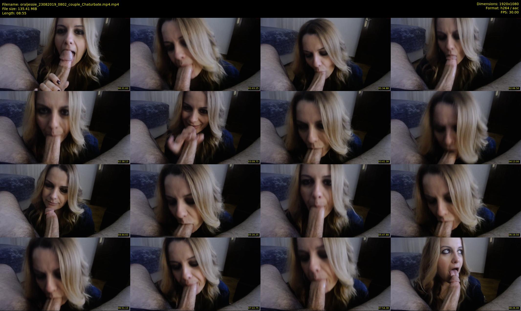 oraljessie — 9 minute Chaturbate couple cam show recording, 1080p, Aug 23, 2019
