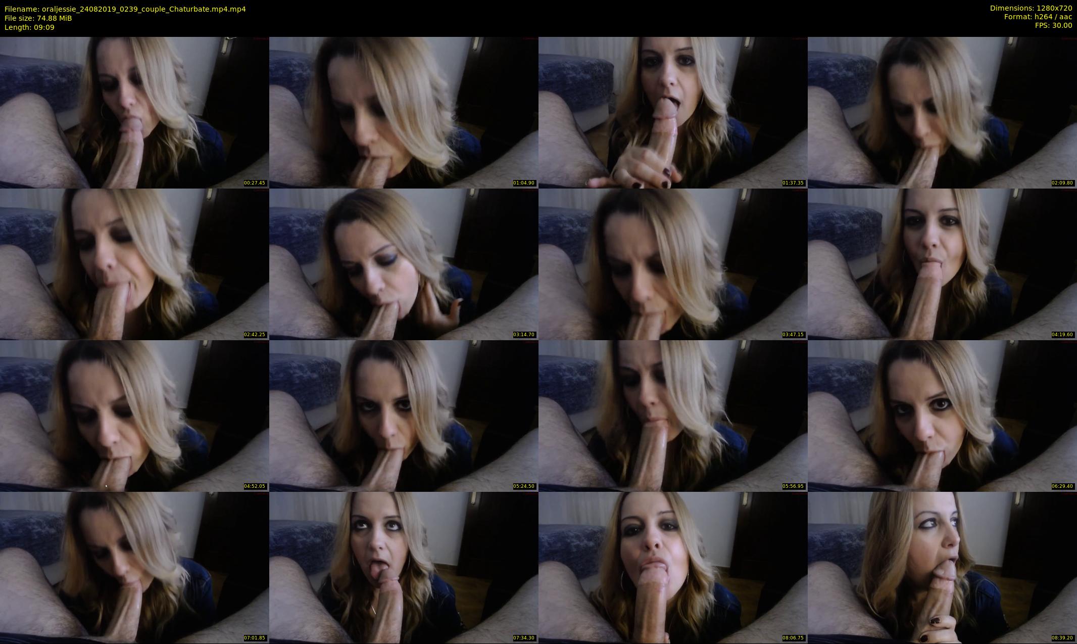 oraljessie — 10 minute Chaturbate couple cam show recording, 720p, Aug 24, 2019