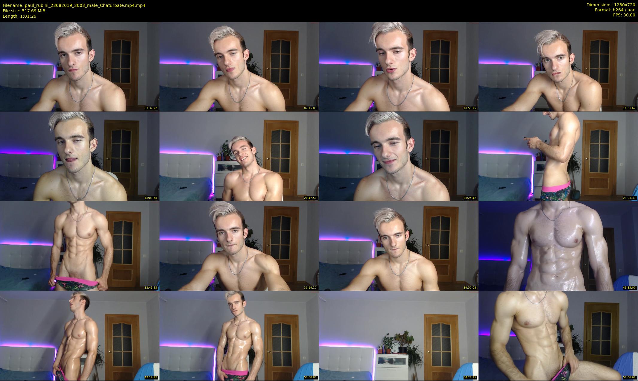 paul_rubini — 62 minute Chaturbate male cam show recording, 720p, Aug 23, 2019