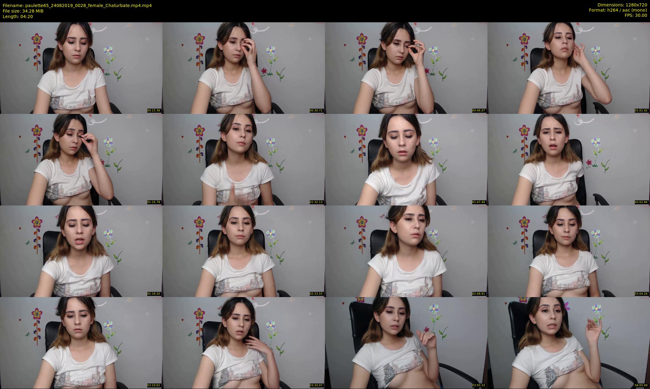 paulette65 — 5 minute Chaturbate female cam show recording, 720p, Aug 24, 2019