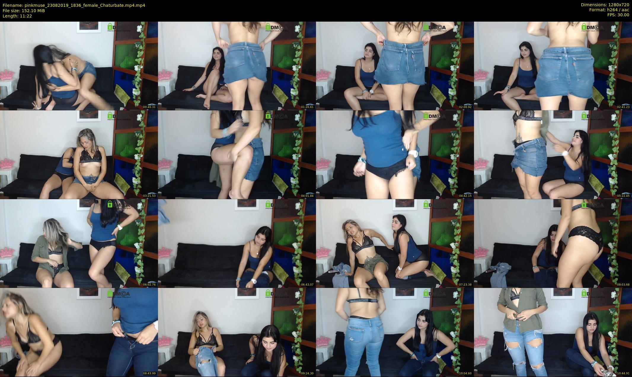 pinkmuse — 12 minute Chaturbate couple cam show recording, 720p, Aug 23, 2019
