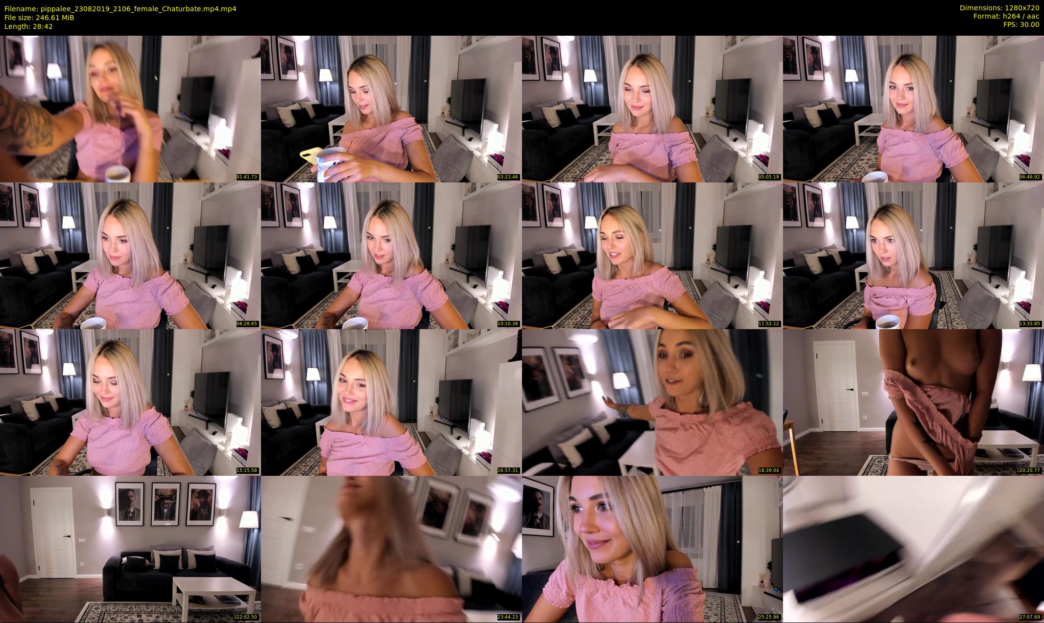 pippalee — 29 minute Chaturbate female cam show recording, 720p, Aug 23, 2019