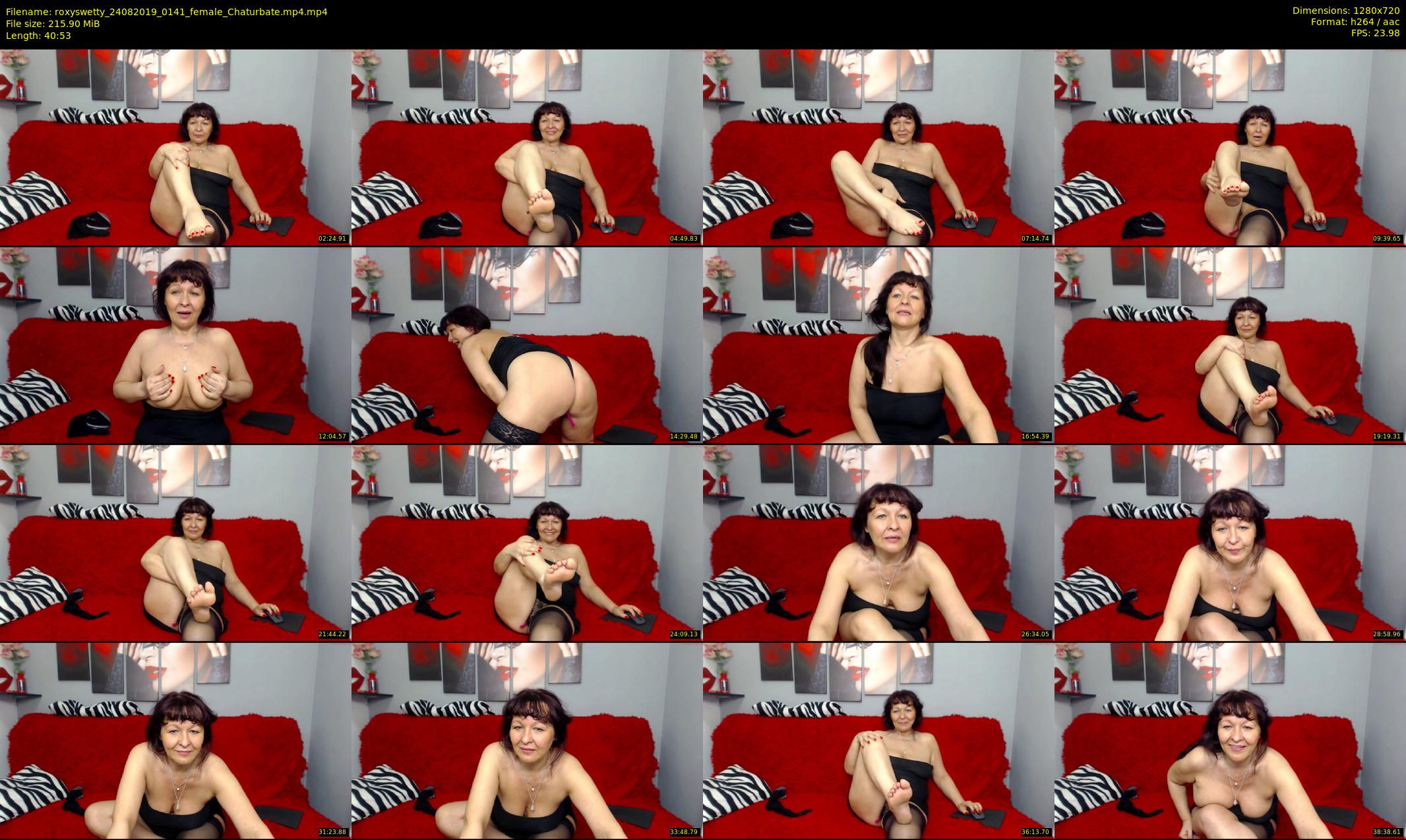 roxyswetty — 41 minute Chaturbate female cam show recording, 720p, Aug 24, 2019