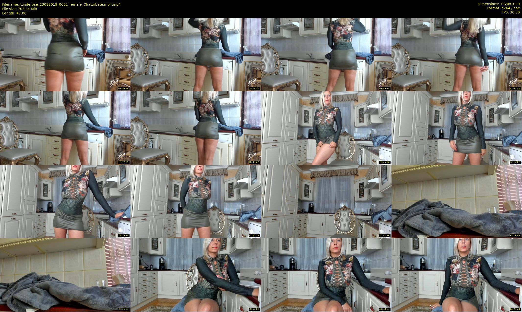 tunderose — 47 minute Chaturbate female cam show recording, 1080p, Aug 23, 2019