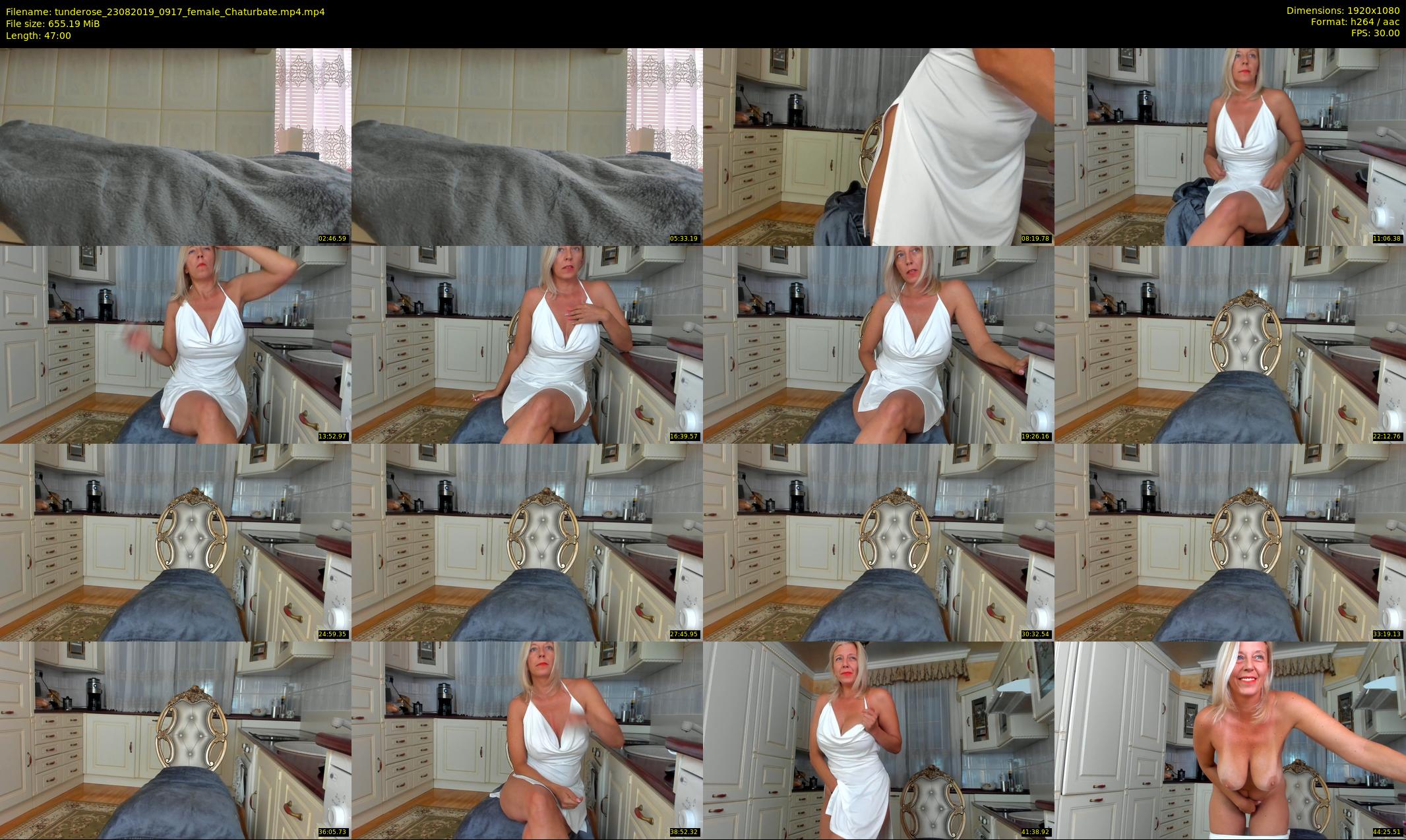 tunderose — 47 minute Chaturbate female cam show recording, 1080p, Aug 23, 2019
