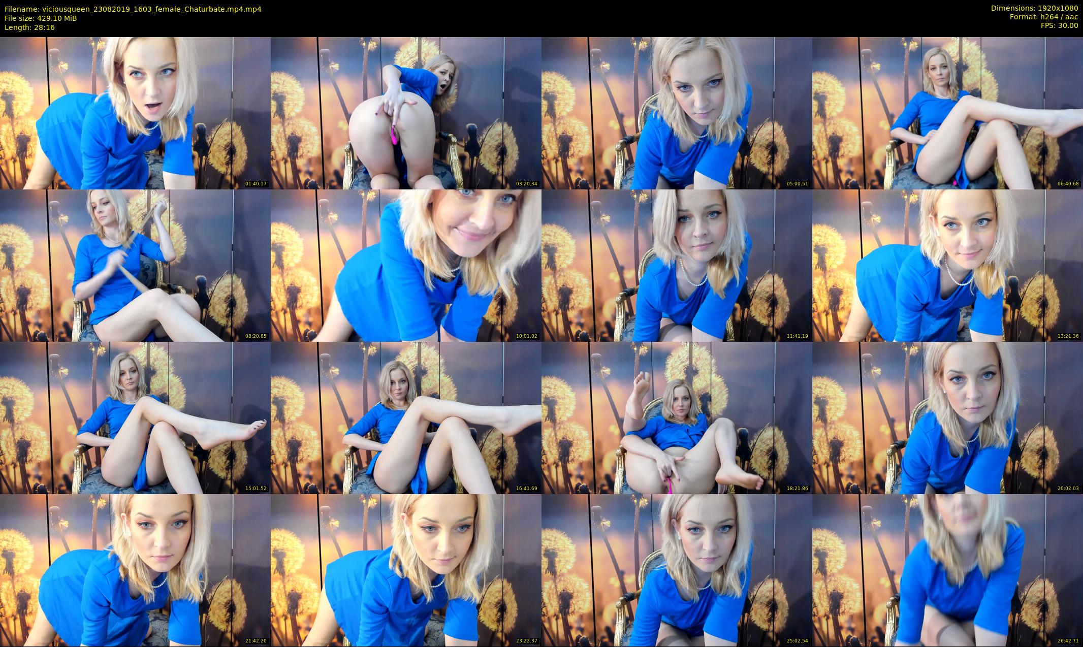 viciousqueen — 29 minute Chaturbate female cam show recording, 1080p, Aug 23, 2019