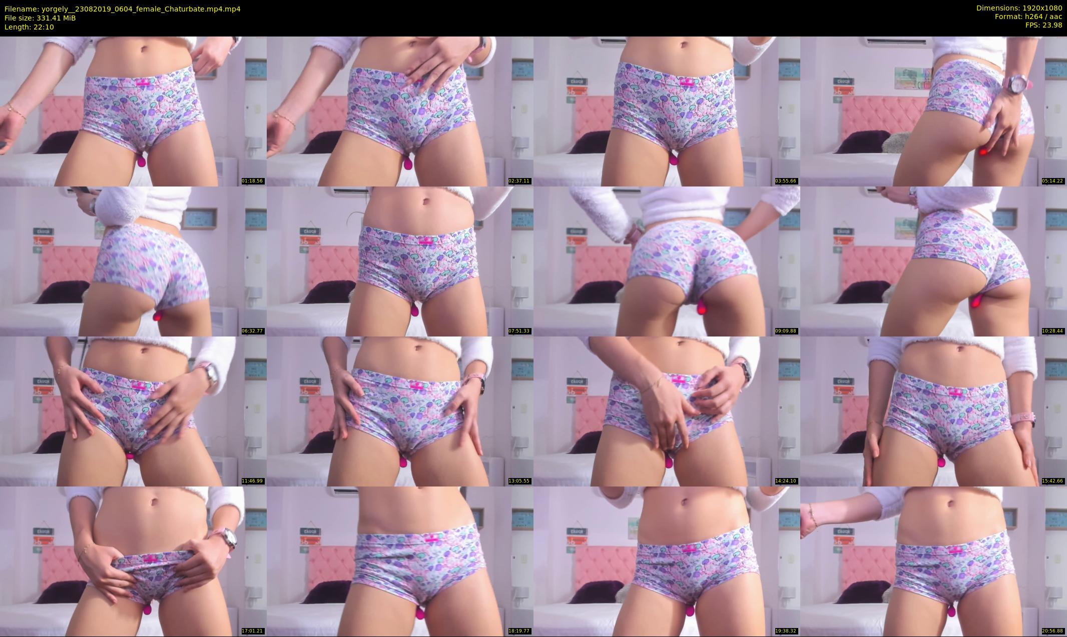 yorgely_ — 23 minute Chaturbate female cam show recording, 1080p, Aug 23, 2019