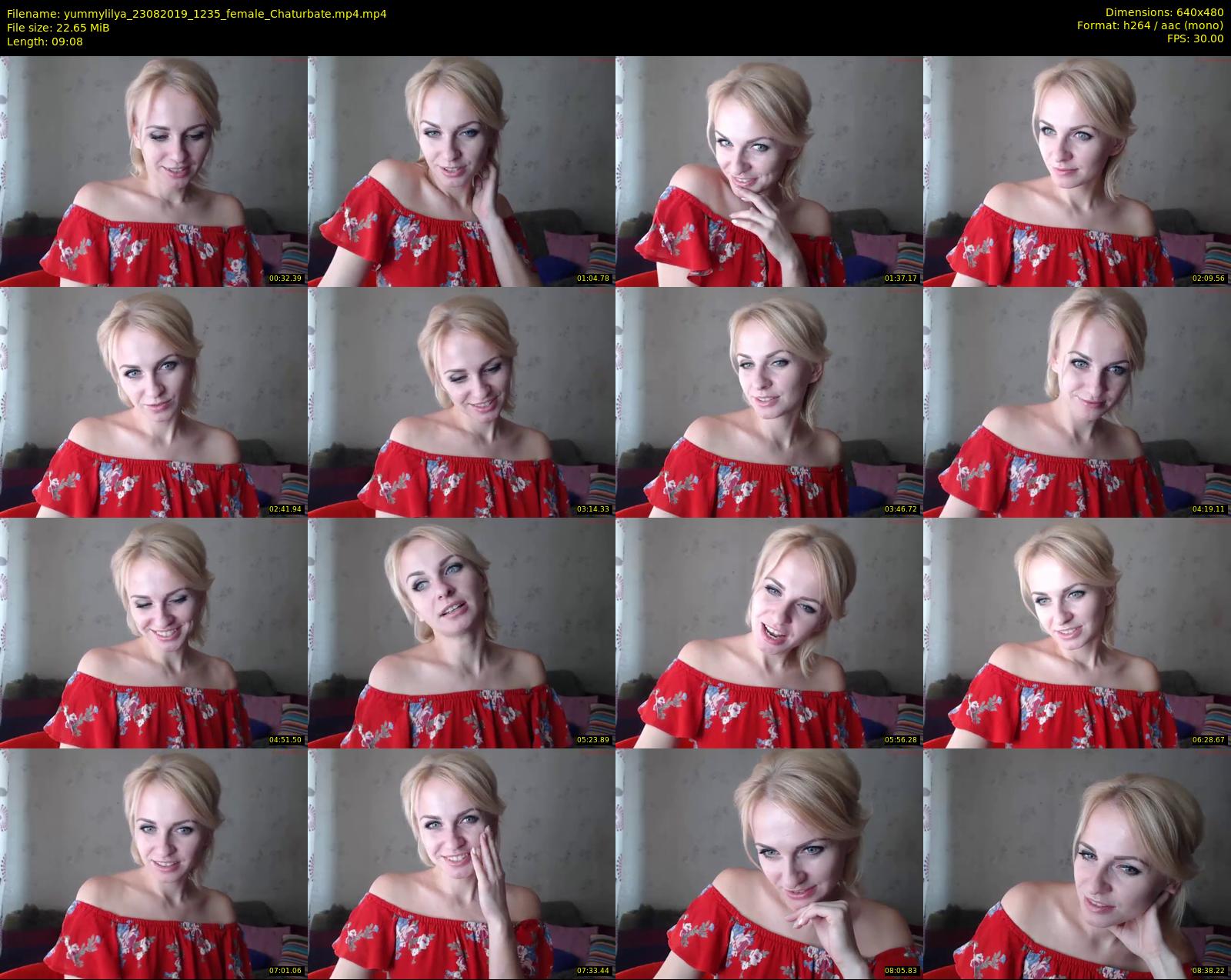 yummylilya — 10 minute Chaturbate female cam show recording, 480p, Aug 23, 2019