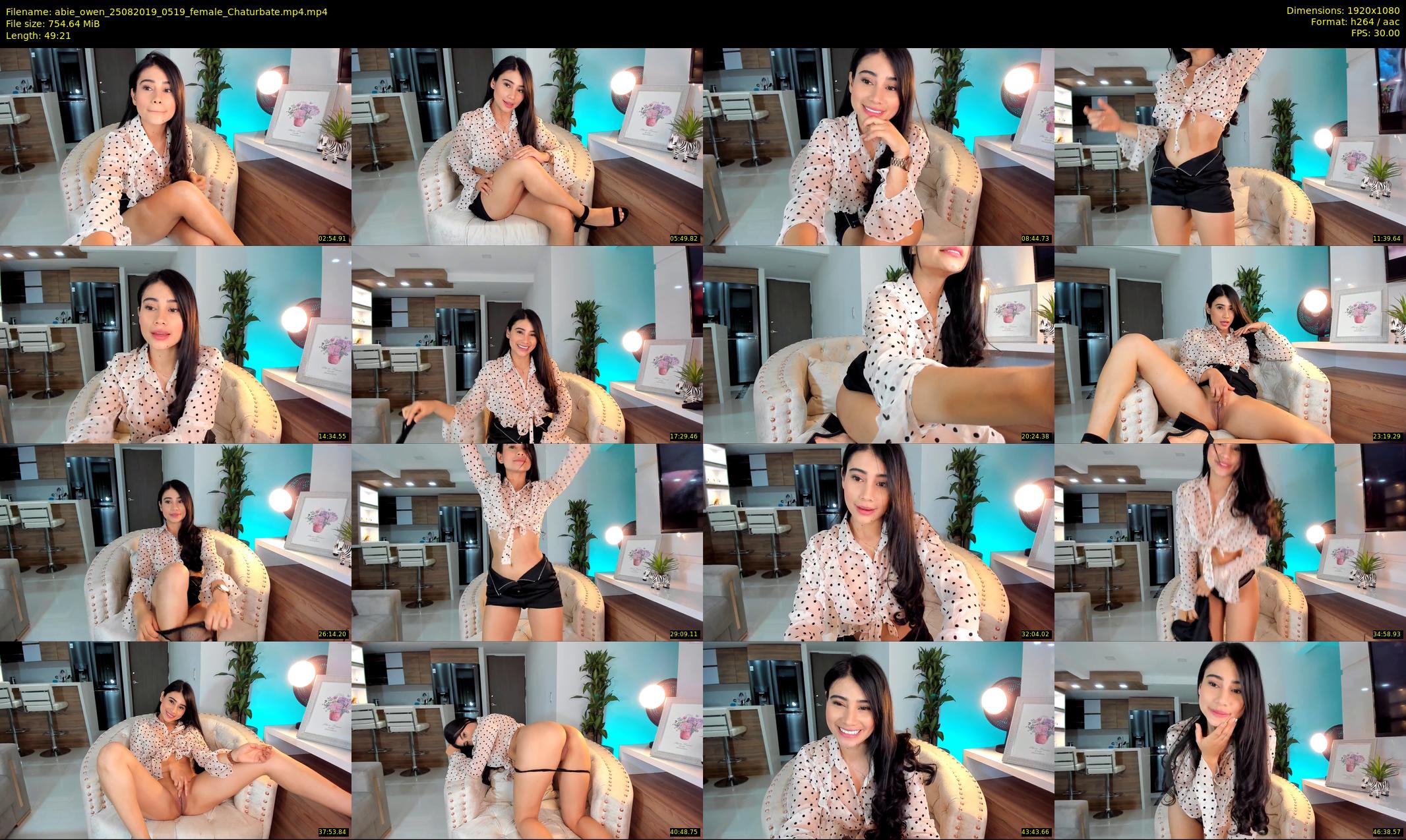 abie_owen — 50 minute Chaturbate female cam show recording, 1080p, Aug 25, 2019