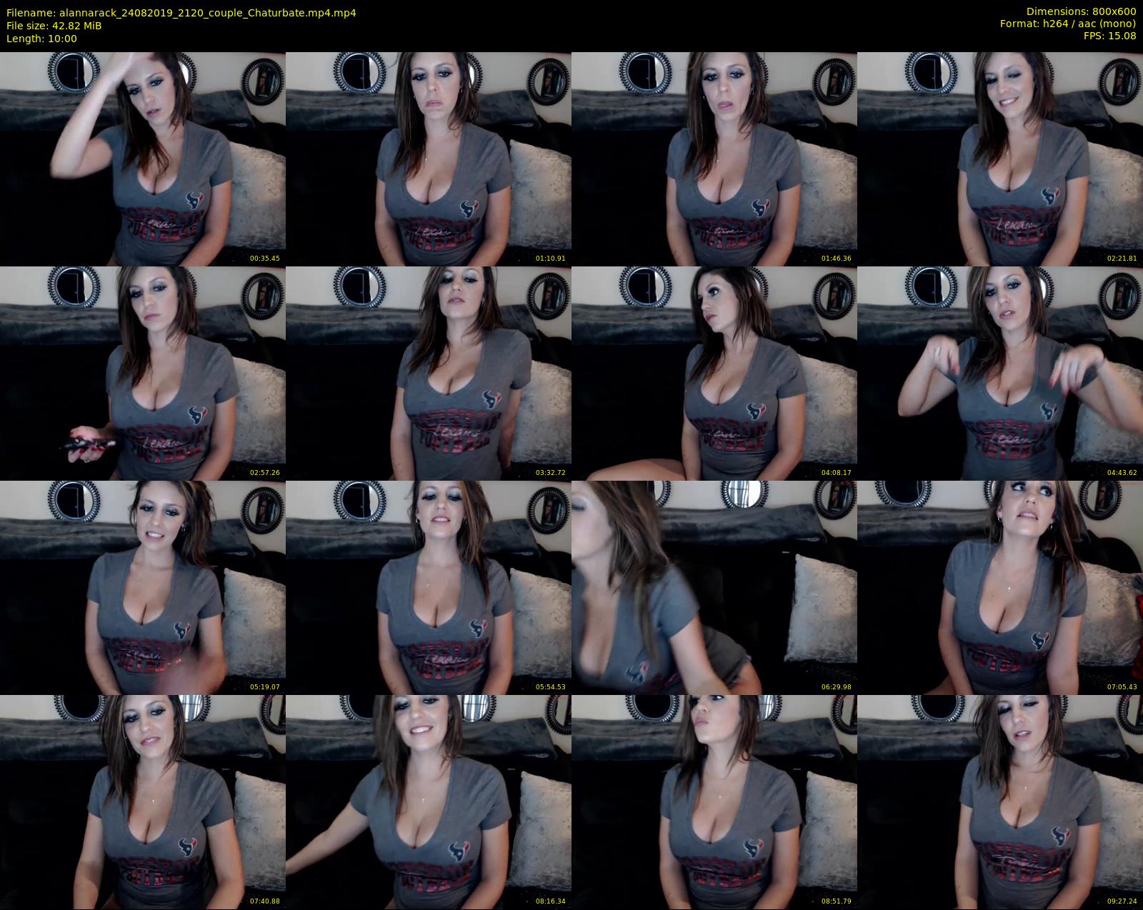 alannarack — 10 minute Chaturbate female cam show recording, 480p, Aug 24, 2019