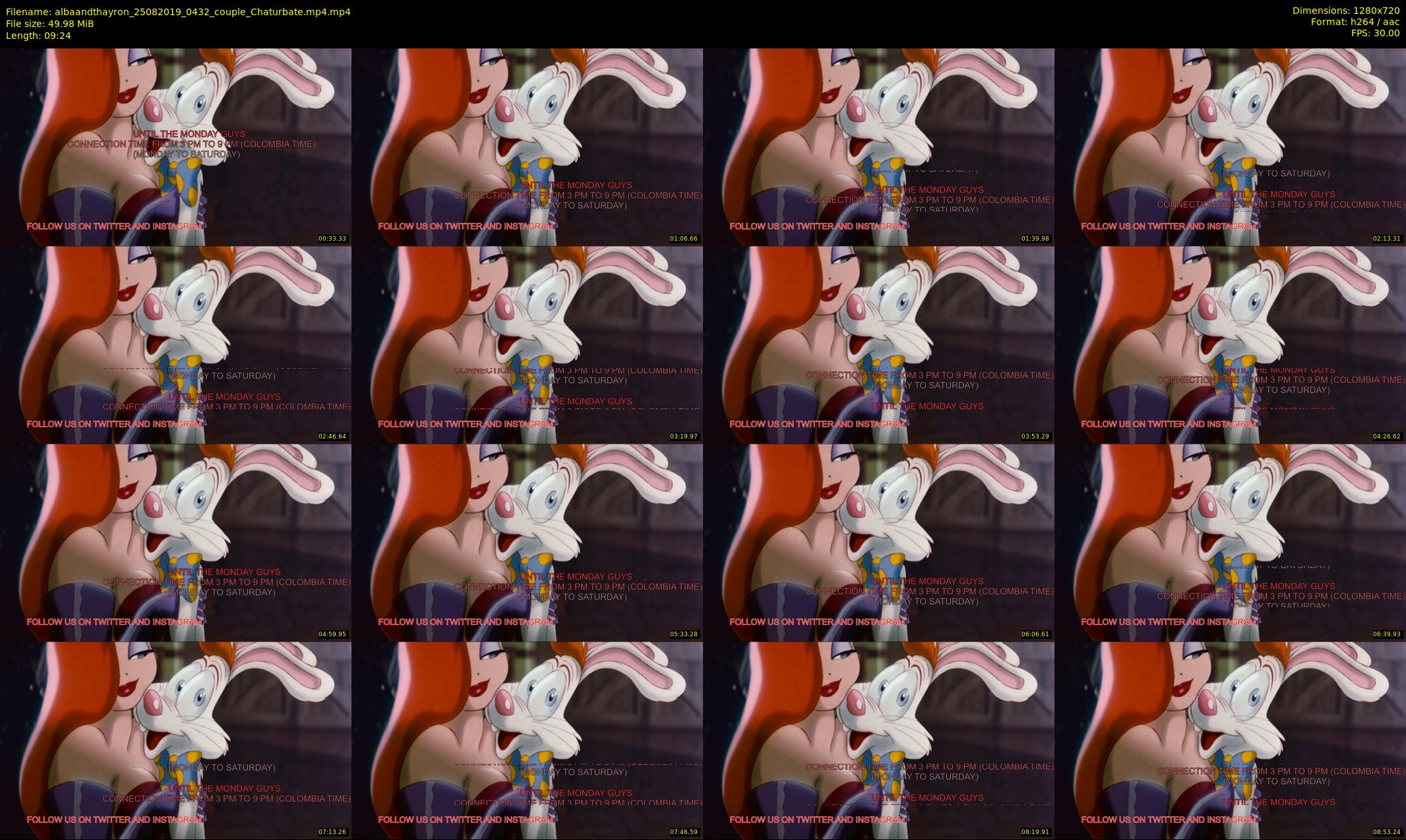 albaandthayron — 10 minute Chaturbate couple cam show recording, 720p, Aug 25, 2019