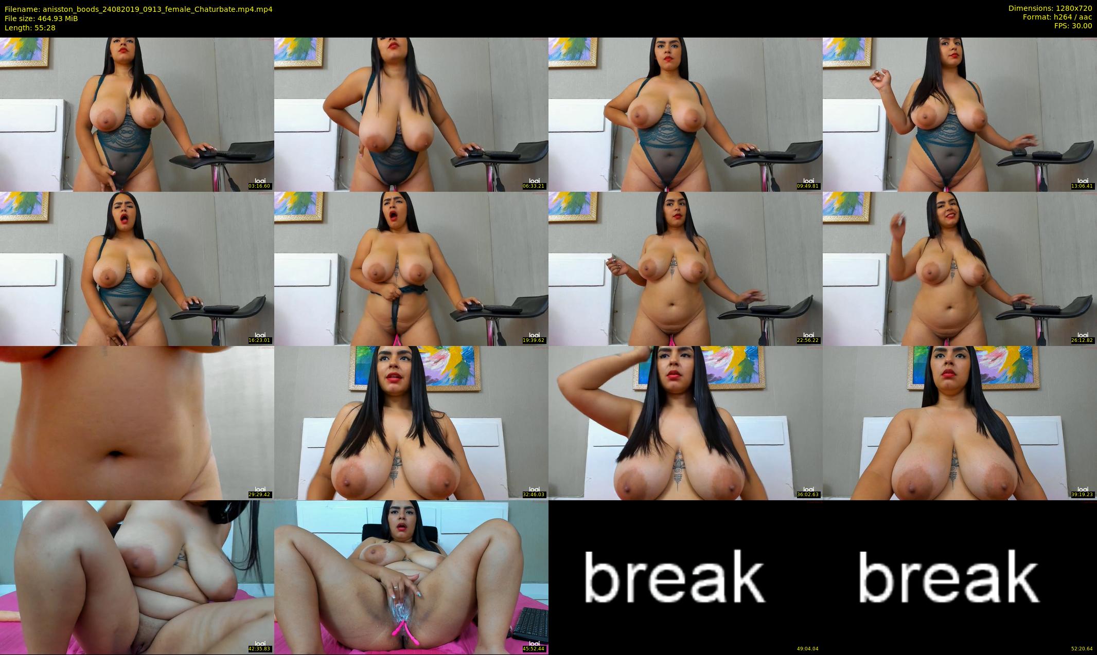 anisston_boods — 56 minute Chaturbate female cam show recording, 720p, Aug 24, 2019