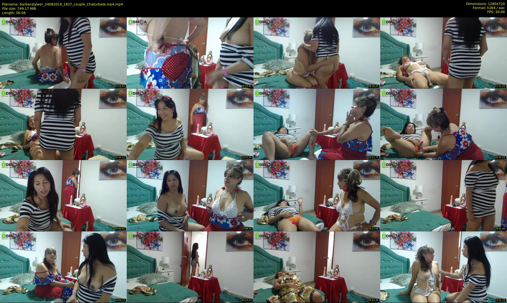 barbaratyleer — 57 minute Chaturbate couple cam show recording, 720p, Aug 24, 2019