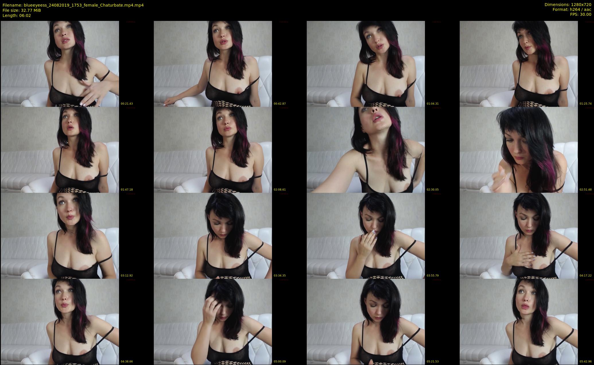 blueeyeess — 7 minute Chaturbate female cam show recording, 720p, Aug 24, 2019