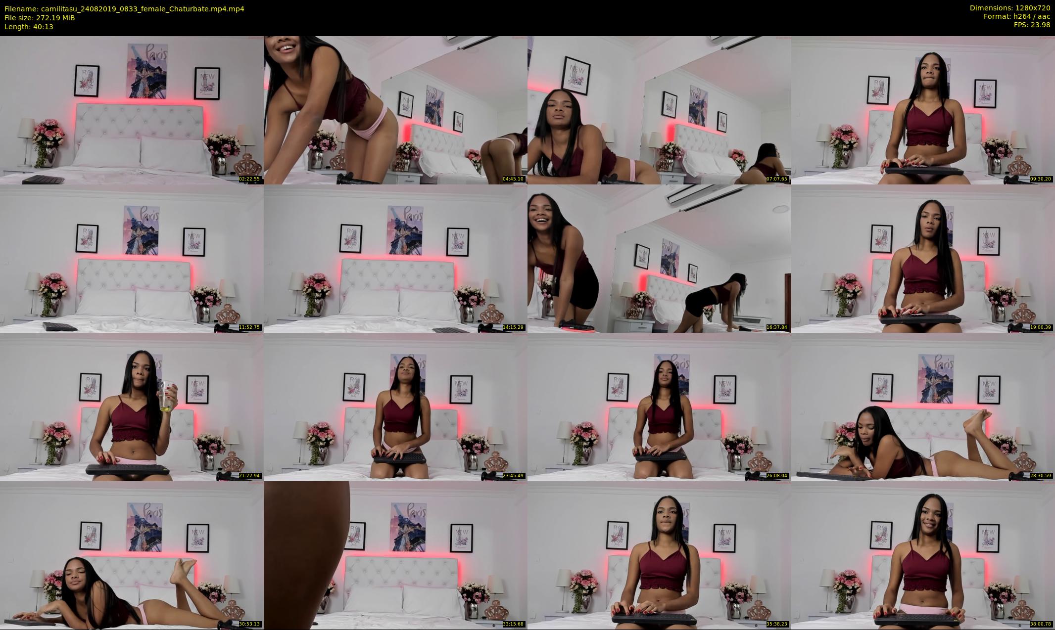 camilitasu — 41 minute Chaturbate female cam show recording, 720p, Aug 24, 2019