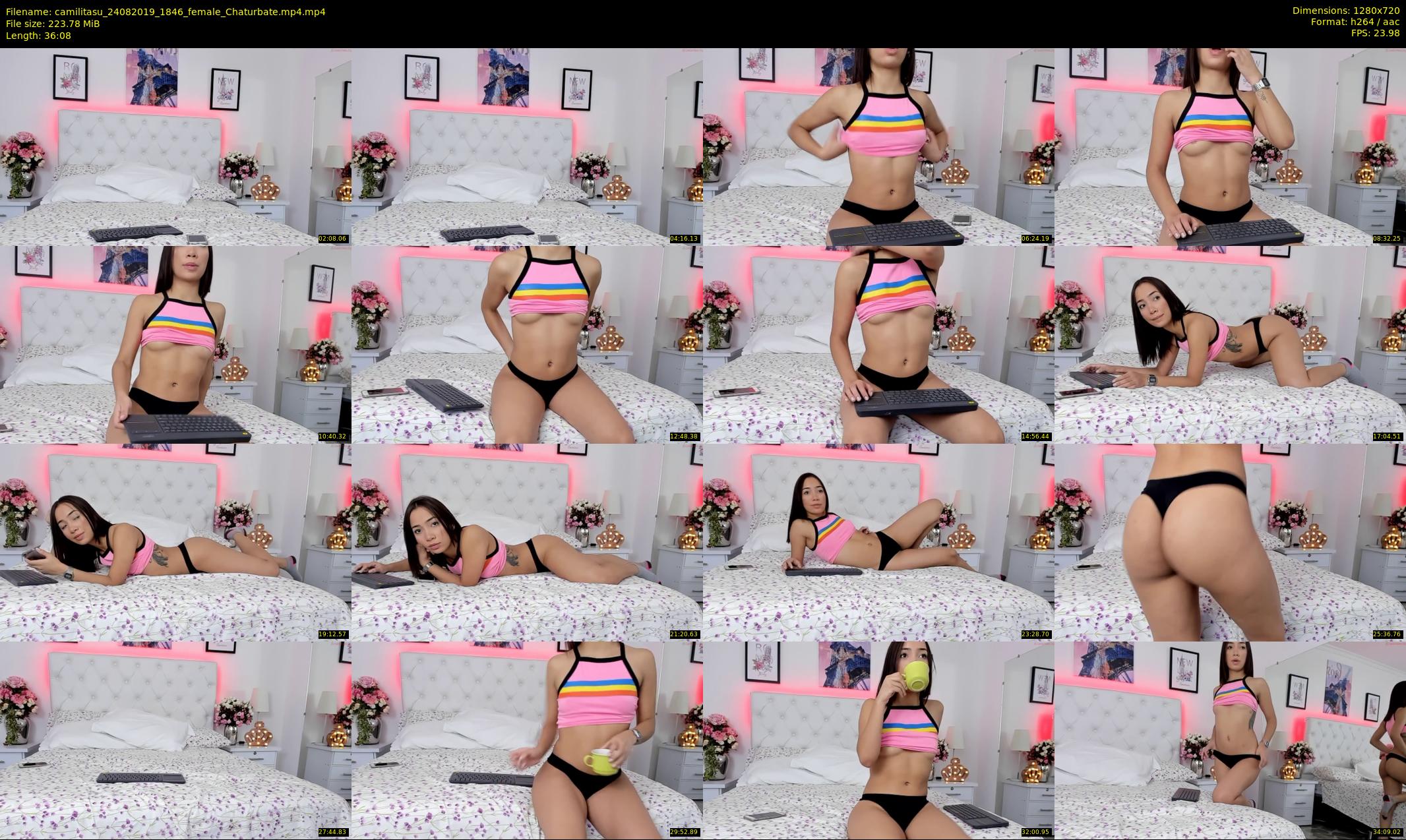 camilitasu — 37 minute Chaturbate female cam show recording, 720p, Aug 24, 2019