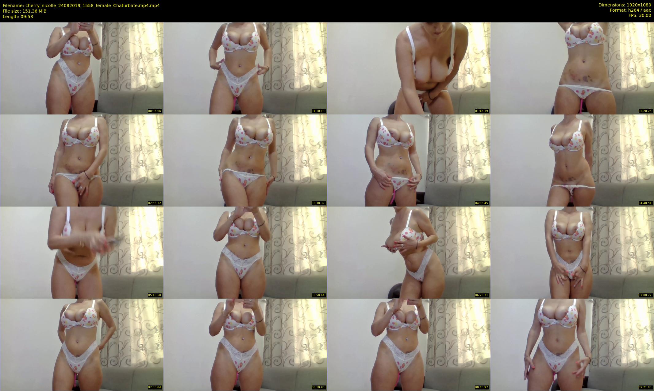 cherry_nicolle — 10 minute Chaturbate female cam show recording, 1080p, Aug 24, 2019