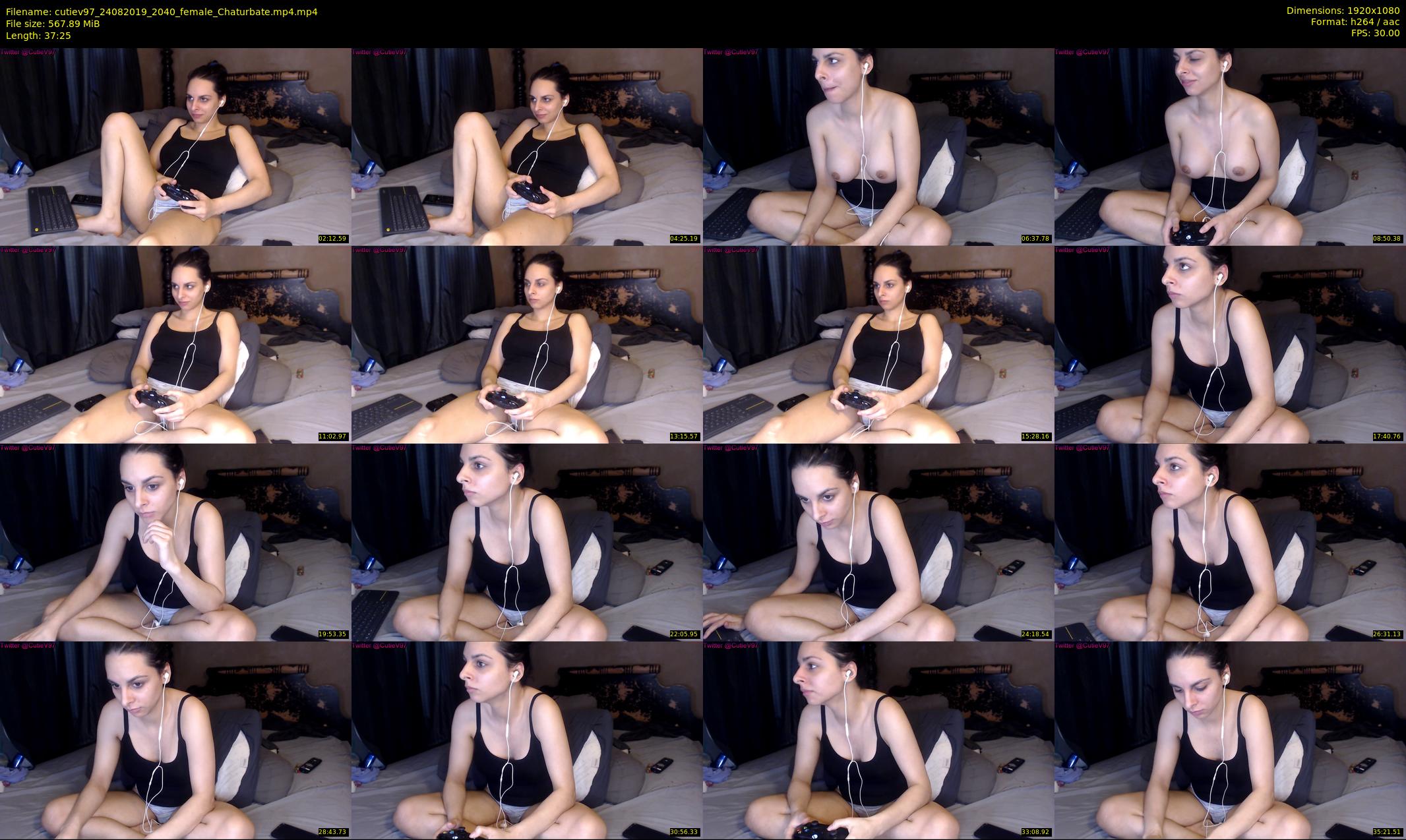 cutiev97 — 38 minute Chaturbate couple cam show recording, 1080p, Aug 24, 2019