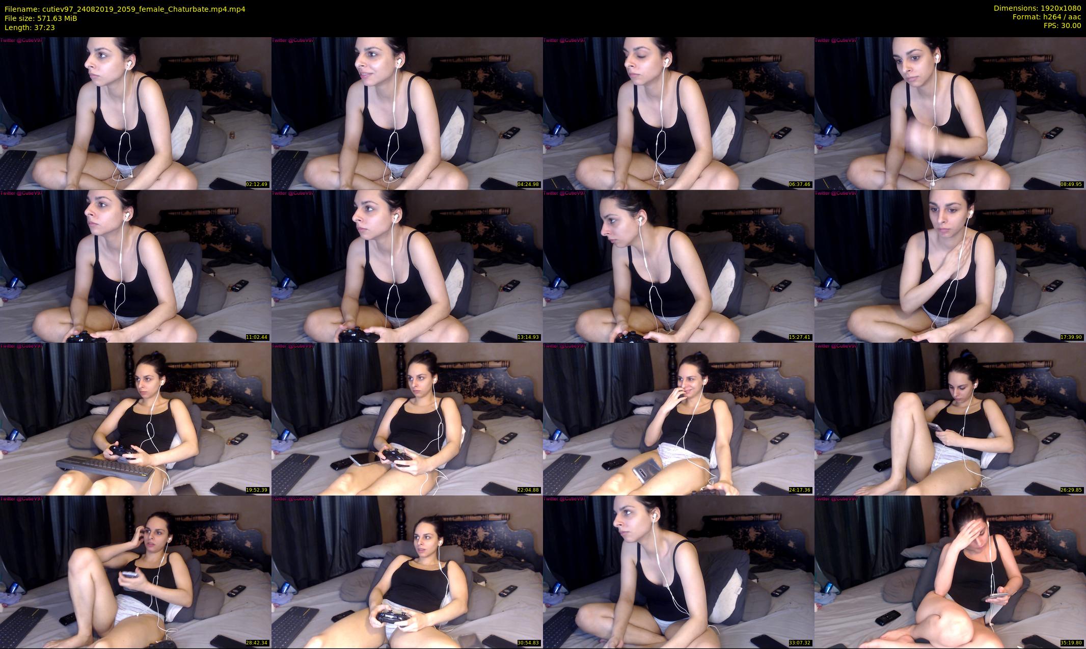 cutiev97 — 38 minute Chaturbate couple cam show recording, 1080p, Aug 24, 2019