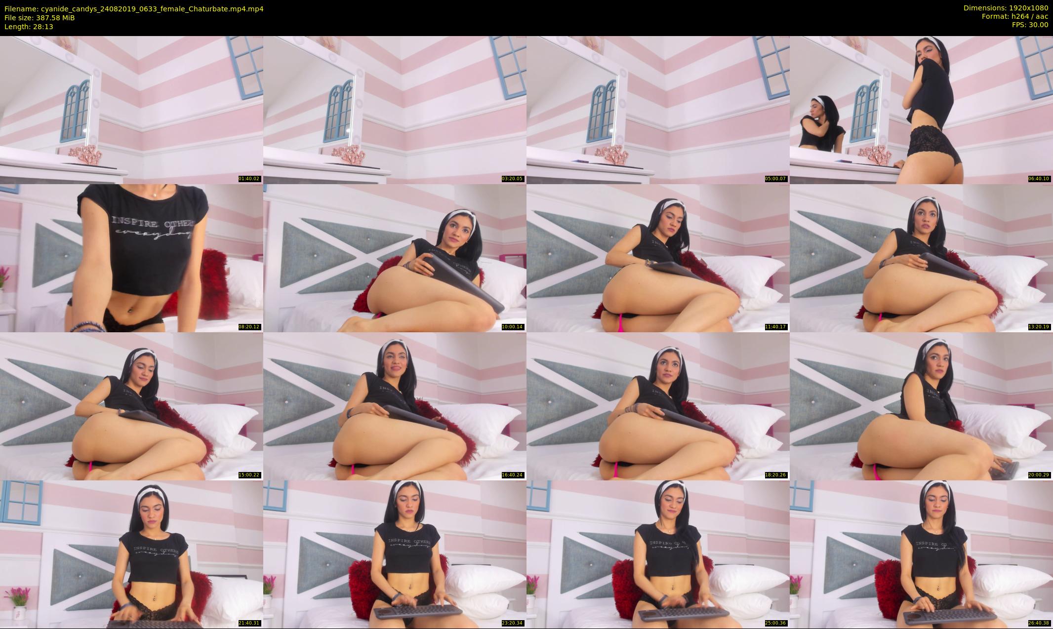cyanide_candys — 29 minute Chaturbate female cam show recording, 1080p, Aug 24, 2019