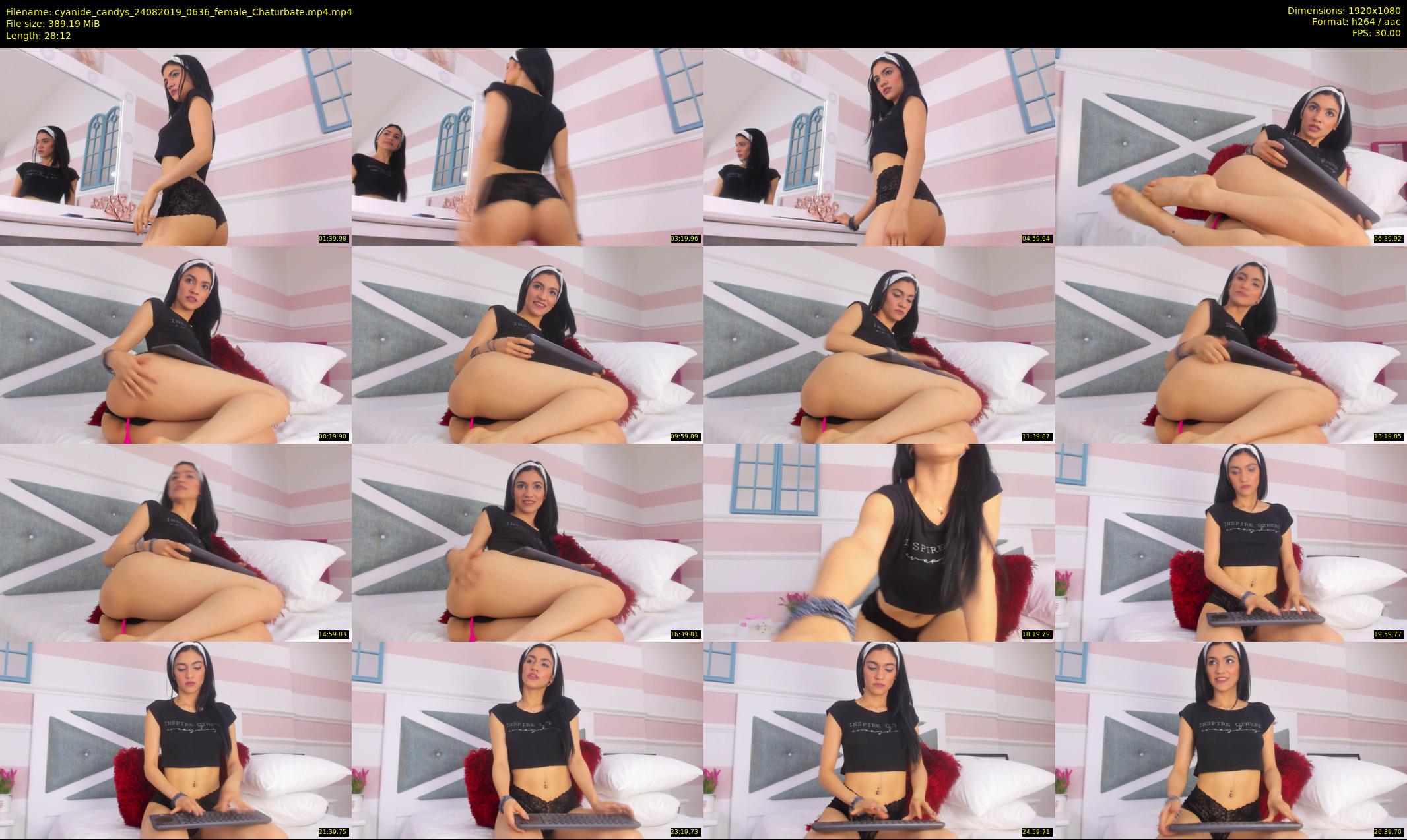 cyanide_candys — 29 minute Chaturbate female cam show recording, 1080p, Aug 24, 2019