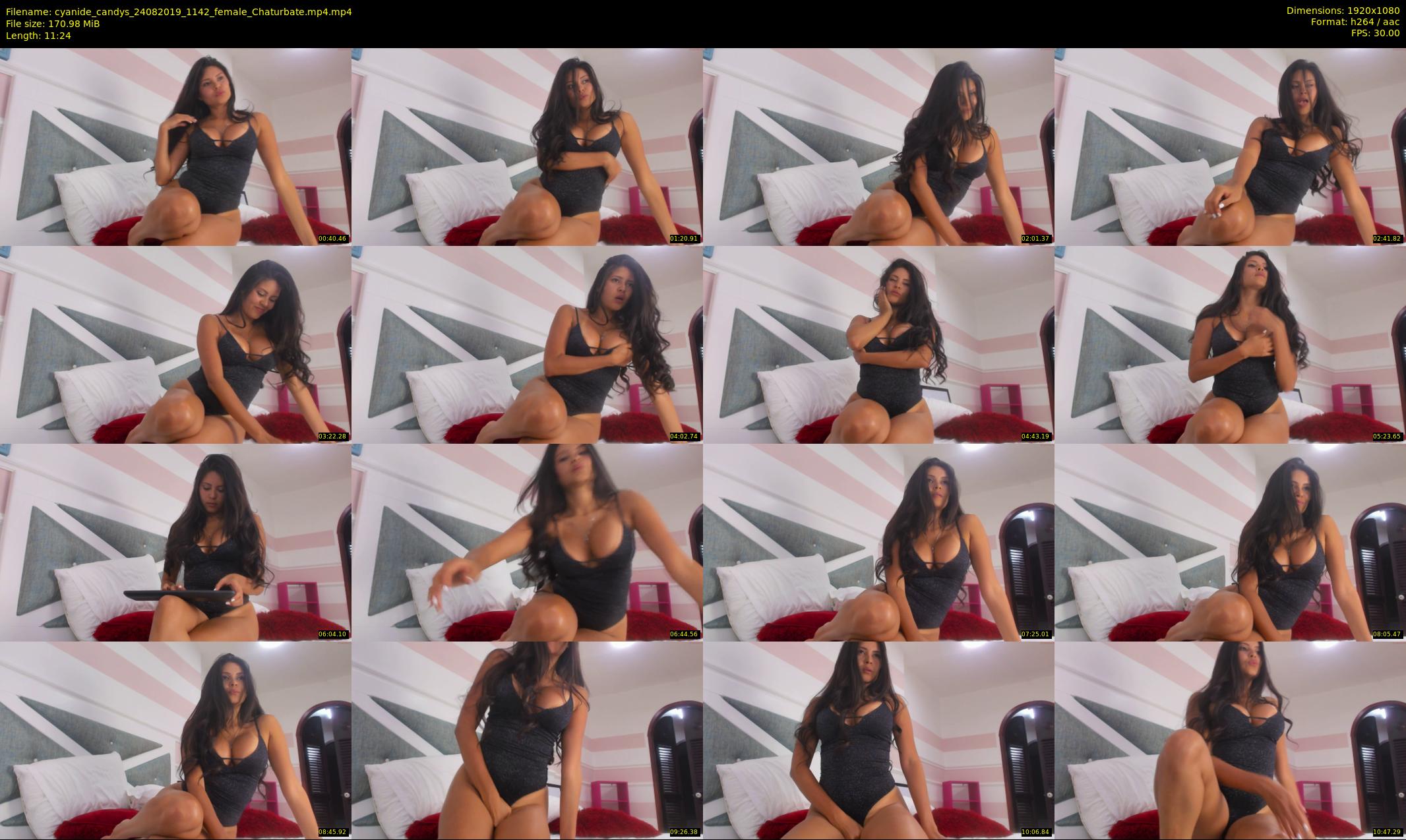 cyanide_candys — 12 minute Chaturbate female cam show recording, 1080p, Aug 24, 2019