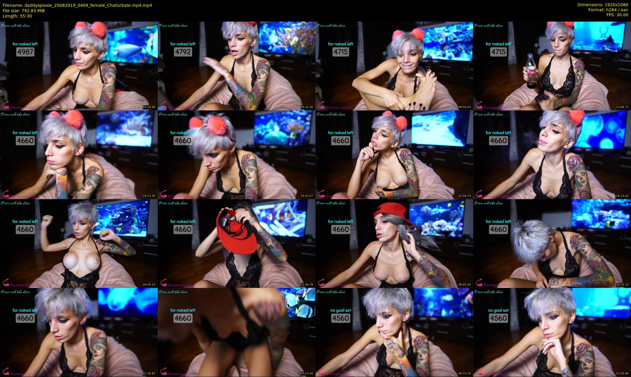 daddyspixxie — 56 minute Chaturbate female cam show recording, 1080p, Aug 25, 2019