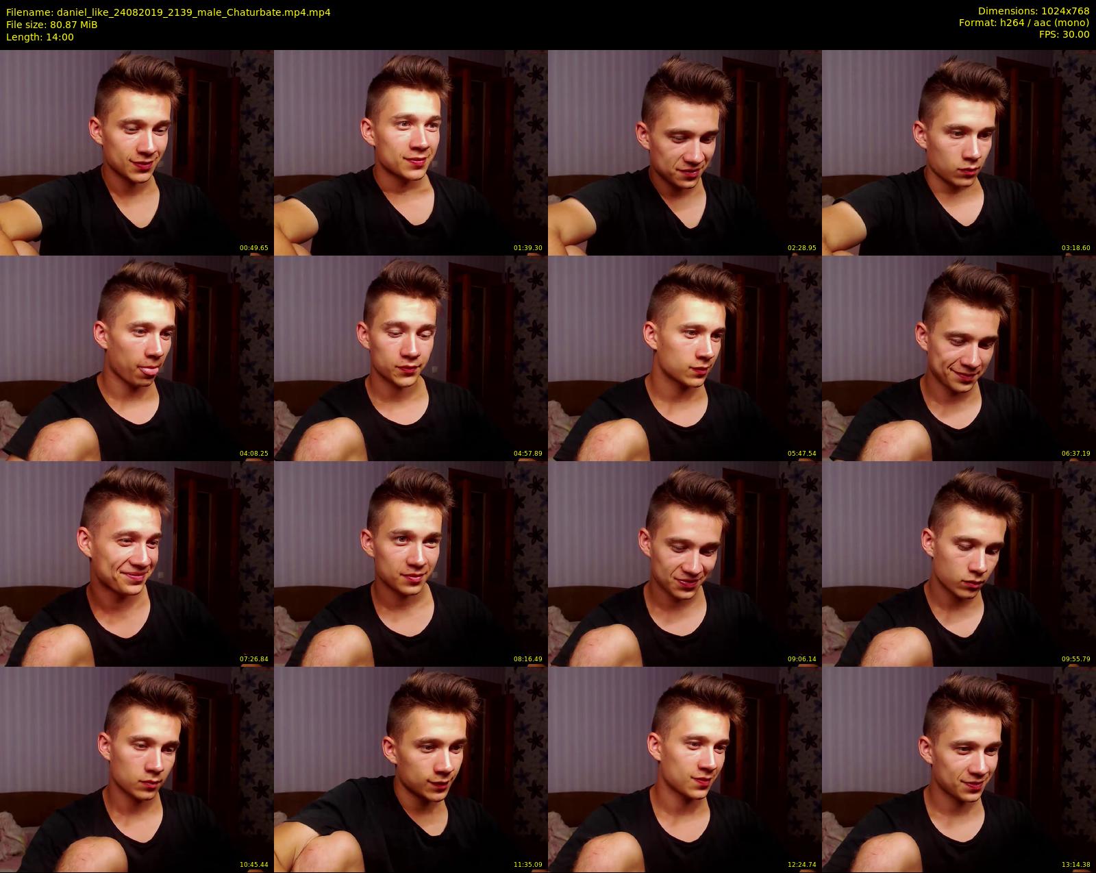 daniel_like — 14 minute Chaturbate male cam show recording, 720p, Aug 24, 2019