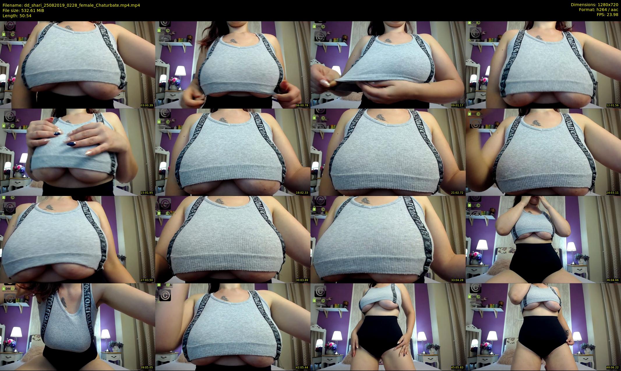 dd_shari — 51 minute Chaturbate female cam show recording, 720p, Aug 25, 2019
