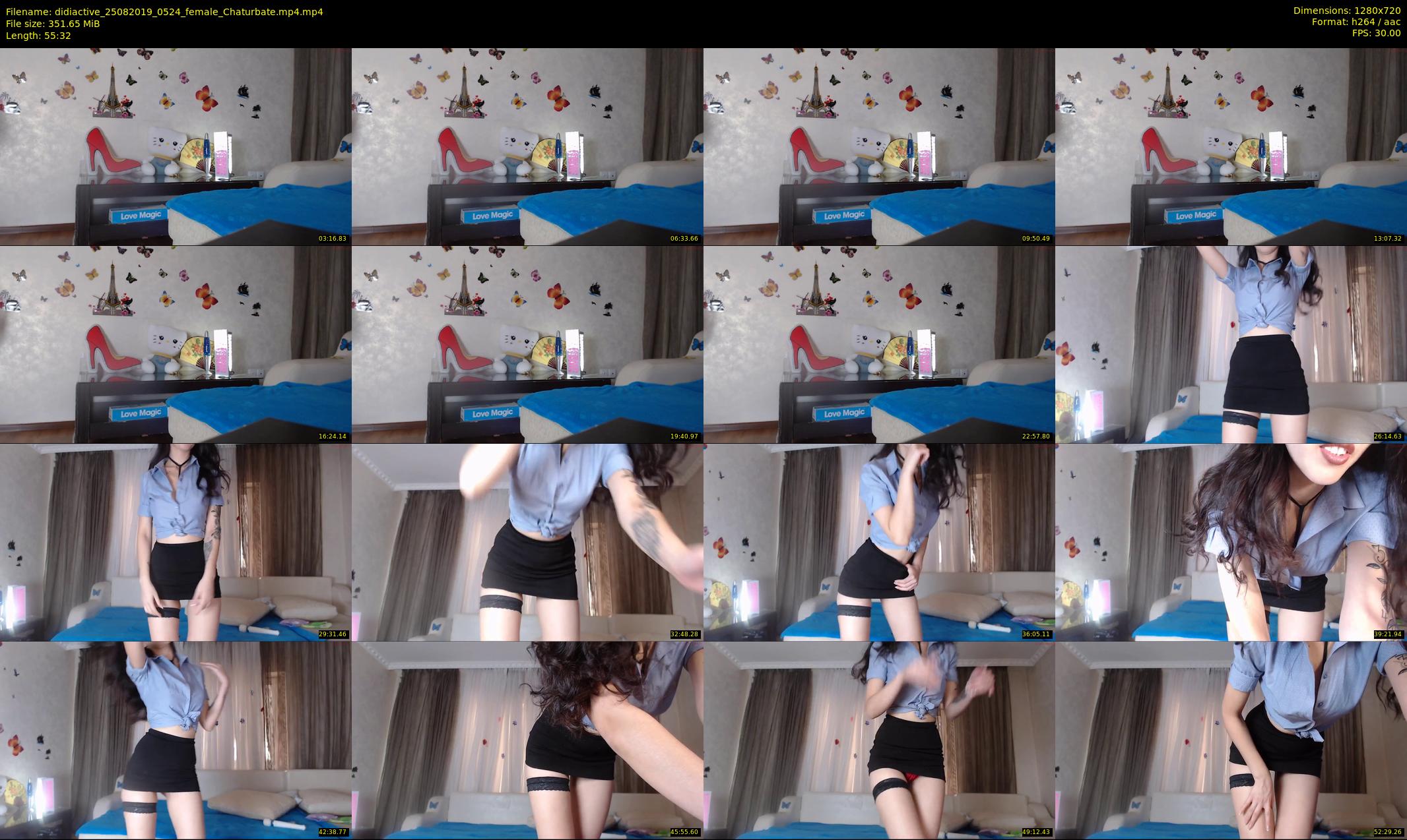 didiactive — 56 minute Chaturbate female cam show recording, 720p, Aug 25, 2019