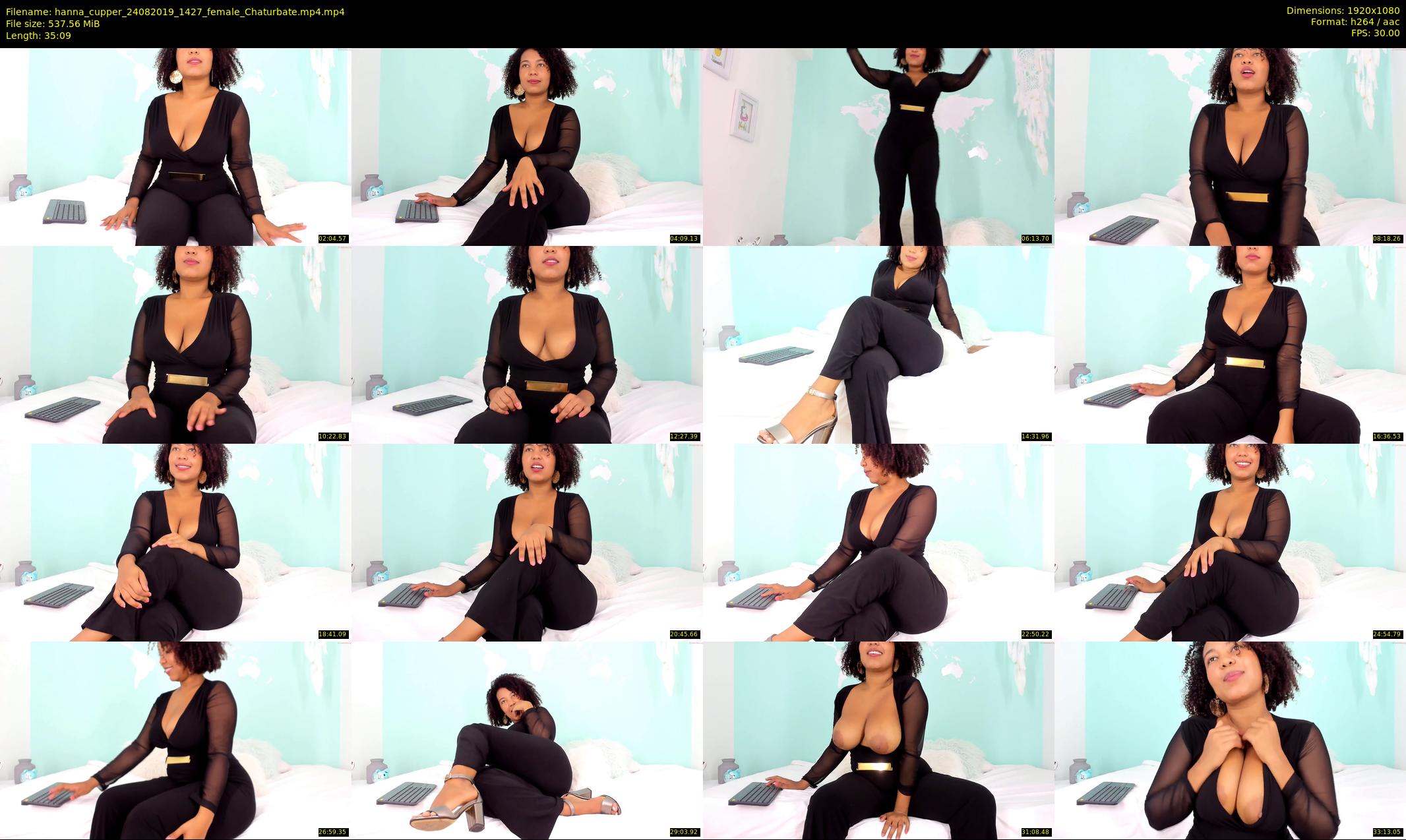 hanna_cupper — 36 minute Chaturbate female cam show recording, 1080p, Aug 24, 2019