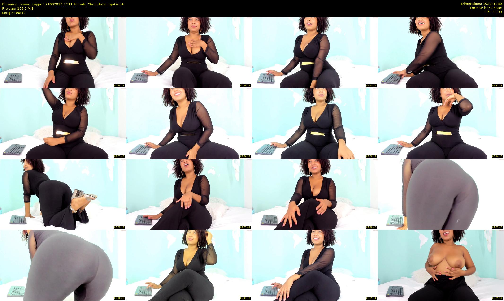 hanna_cupper — 7 minute Chaturbate female cam show recording, 1080p, Aug 24, 2019
