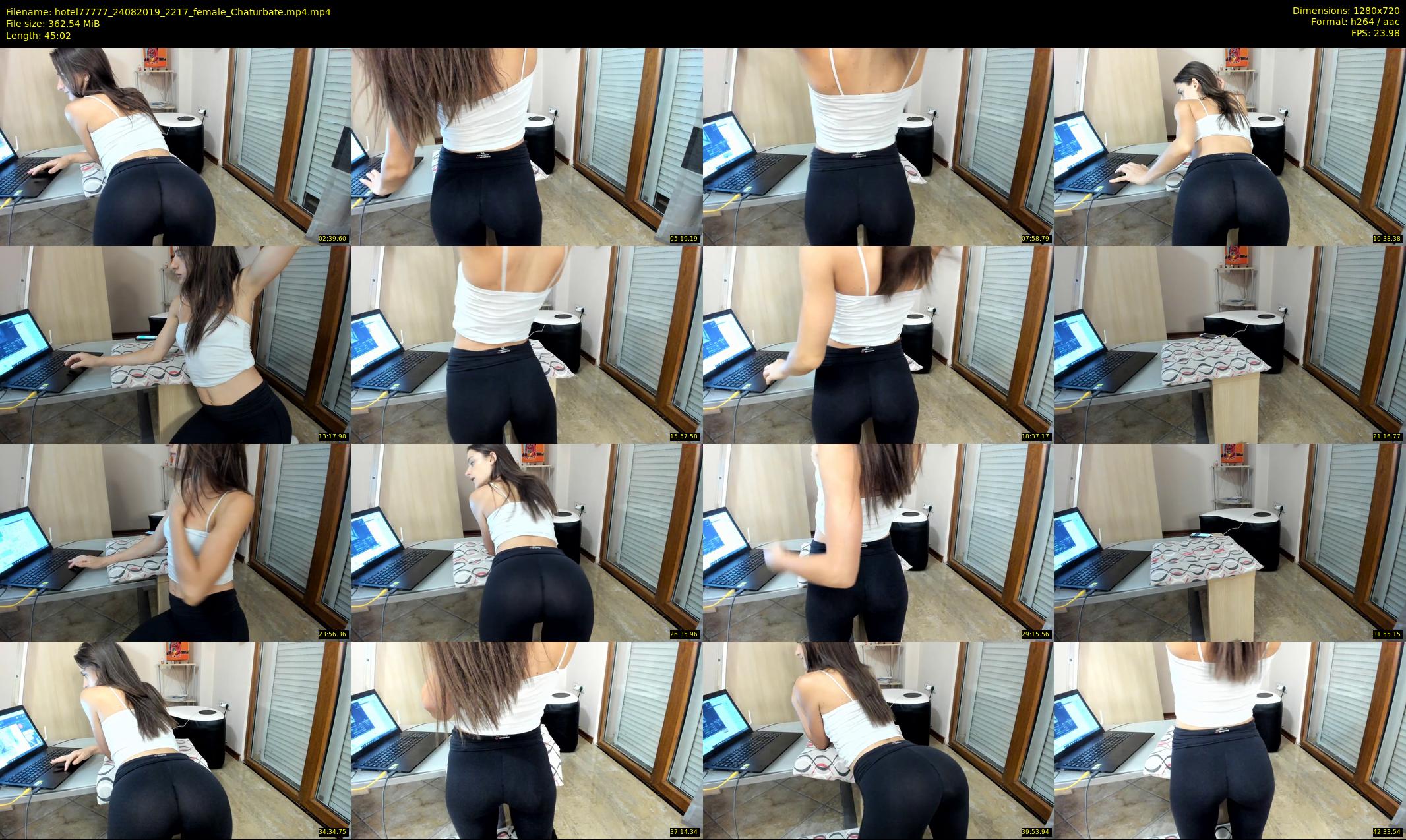 hotel77777 — 46 minute Chaturbate female cam show recording, 720p, Aug 24, 2019
