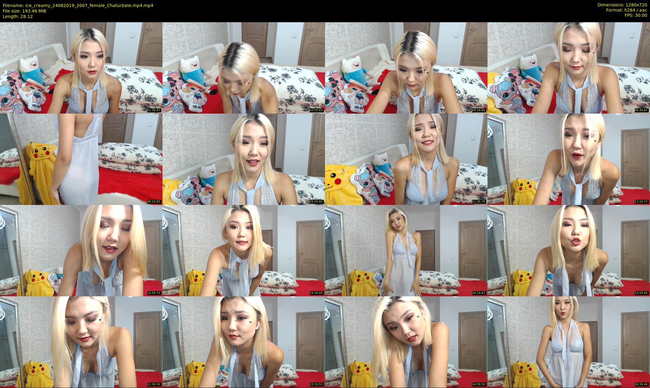 ice_creamy — 29 minute Chaturbate female cam show recording, 720p, Aug 24, 2019