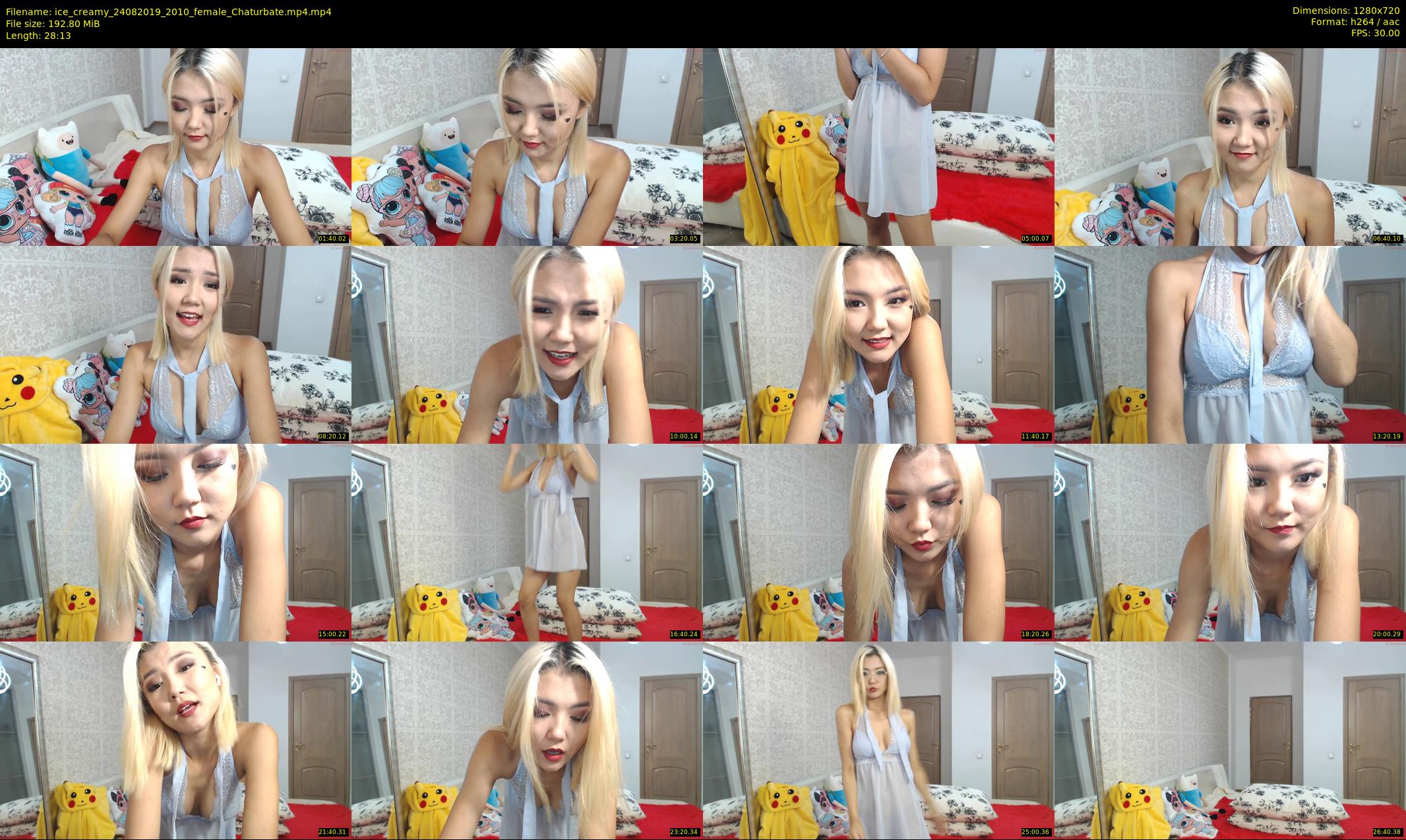 ice_creamy — 29 minute Chaturbate female cam show recording, 720p, Aug 24, 2019