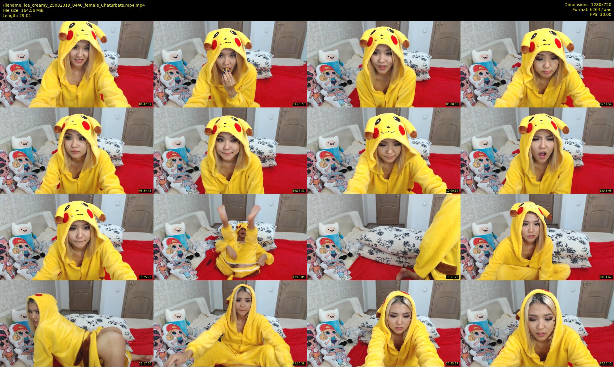 ice_creamy — 30 minute Chaturbate female cam show recording, 720p, Aug 25, 2019