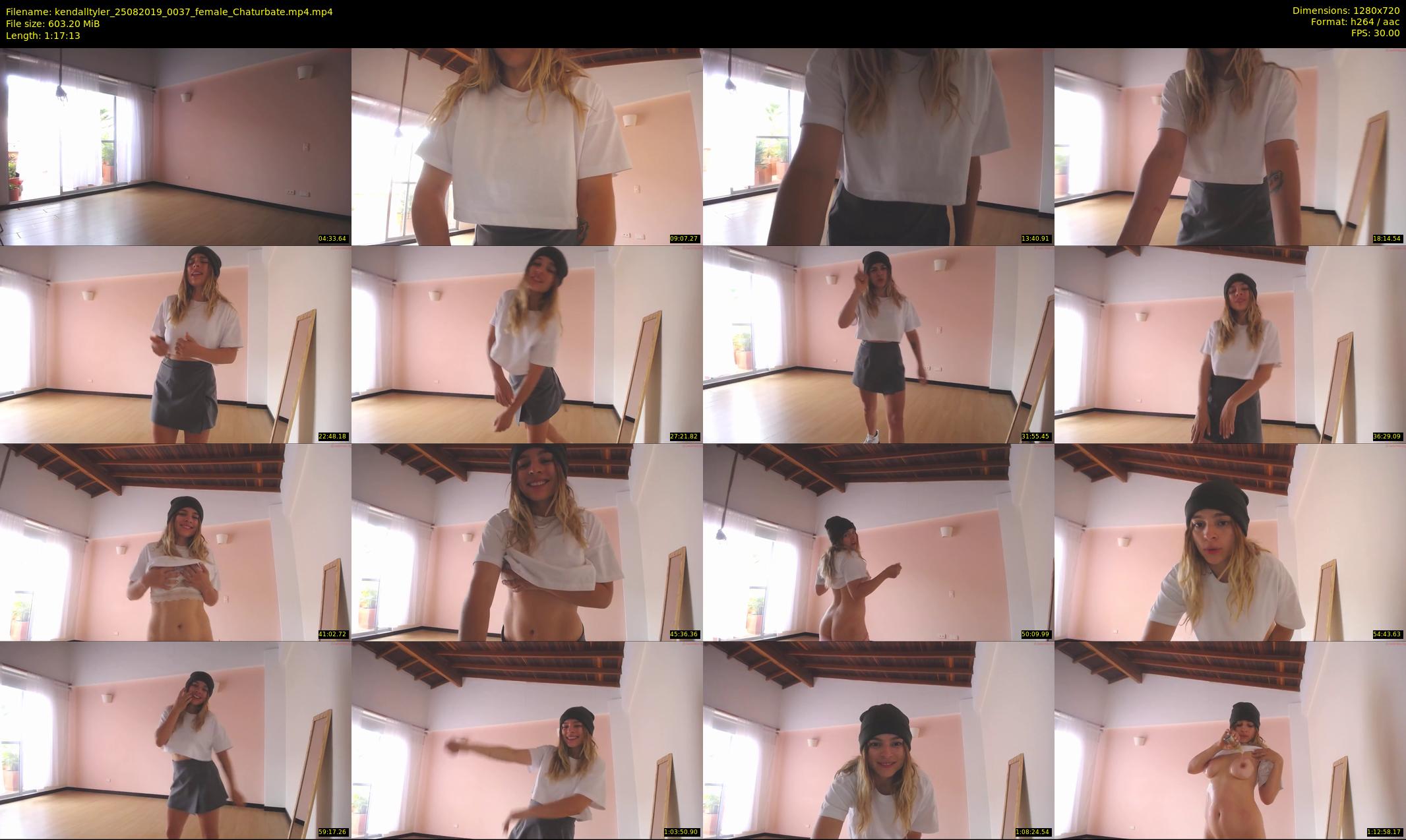 kendalltyler — 78 minute Chaturbate female cam show recording, 720p, Aug 25, 2019
