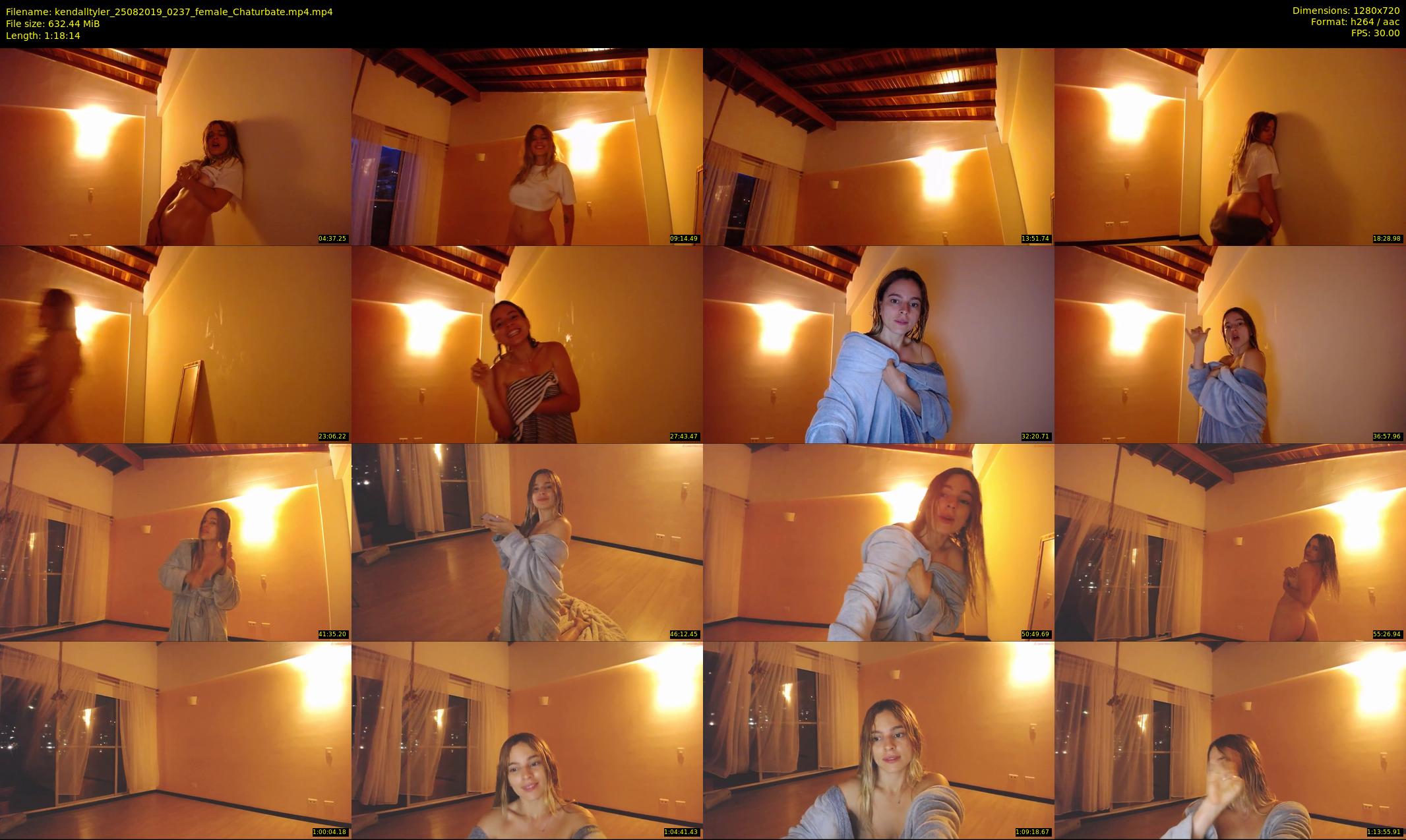 kendalltyler — 79 minute Chaturbate female cam show recording, 720p, Aug 25, 2019